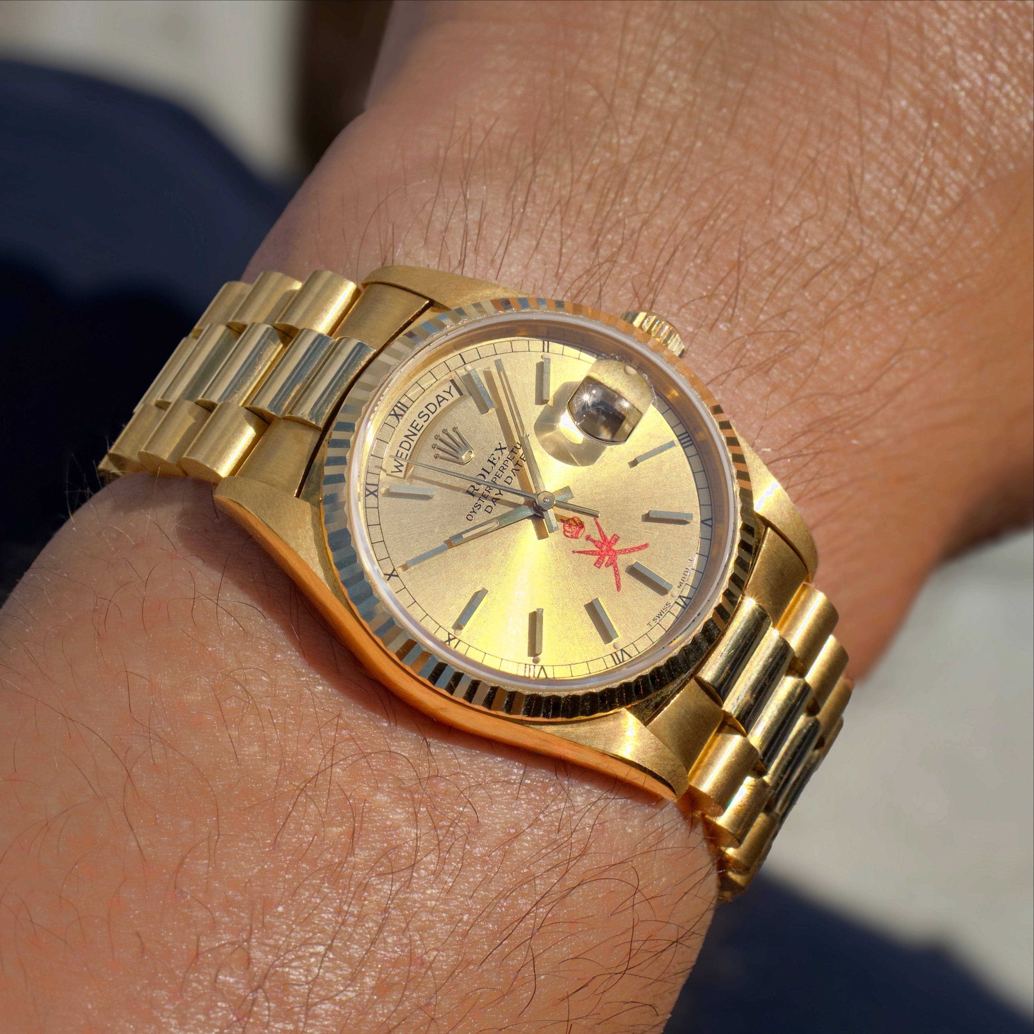Rolex Day-Date - 18238 Double Quick Set - Royal Khanjar