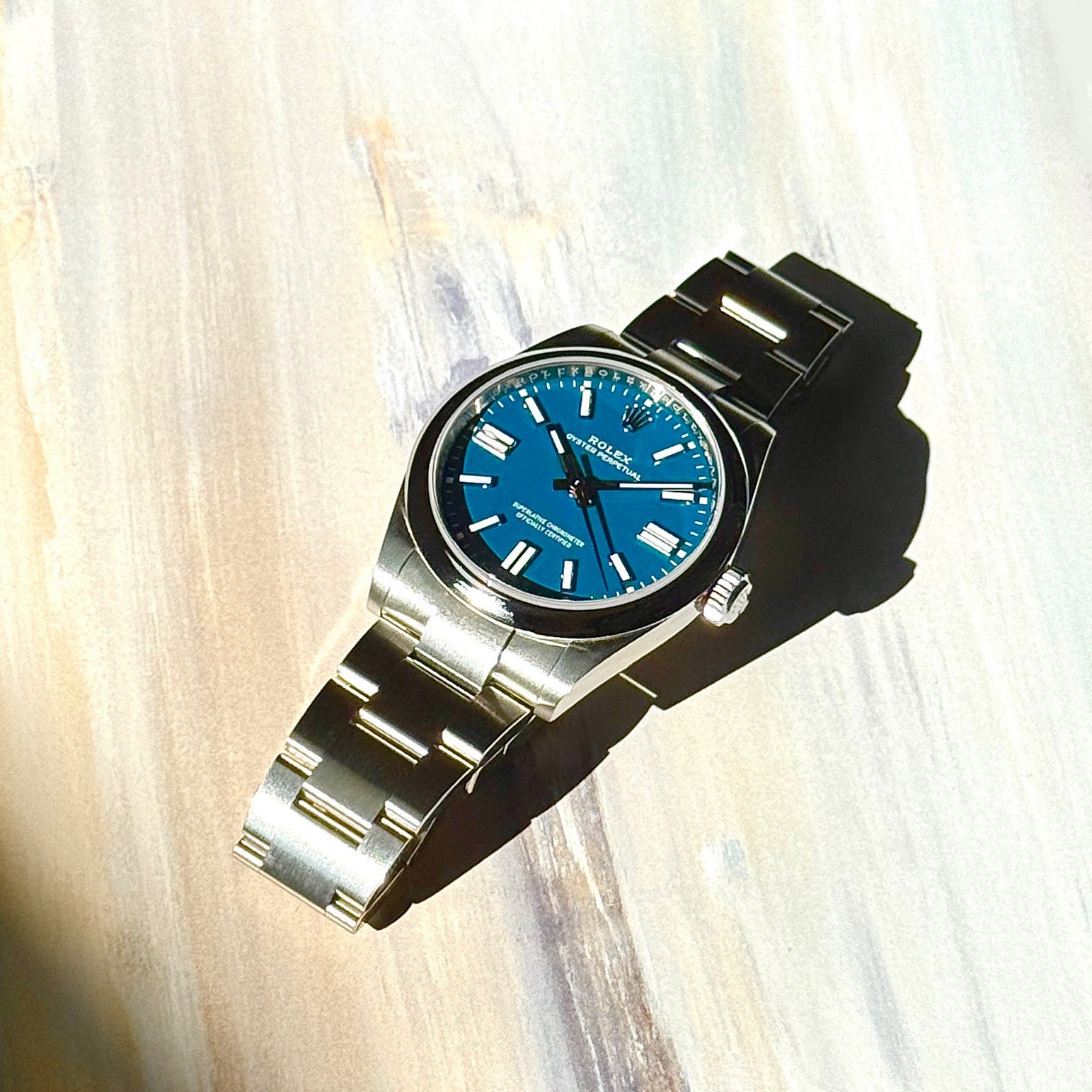 Rolex Oyster Perpetual 41 – Bright Blue Dial (Demo 2021)