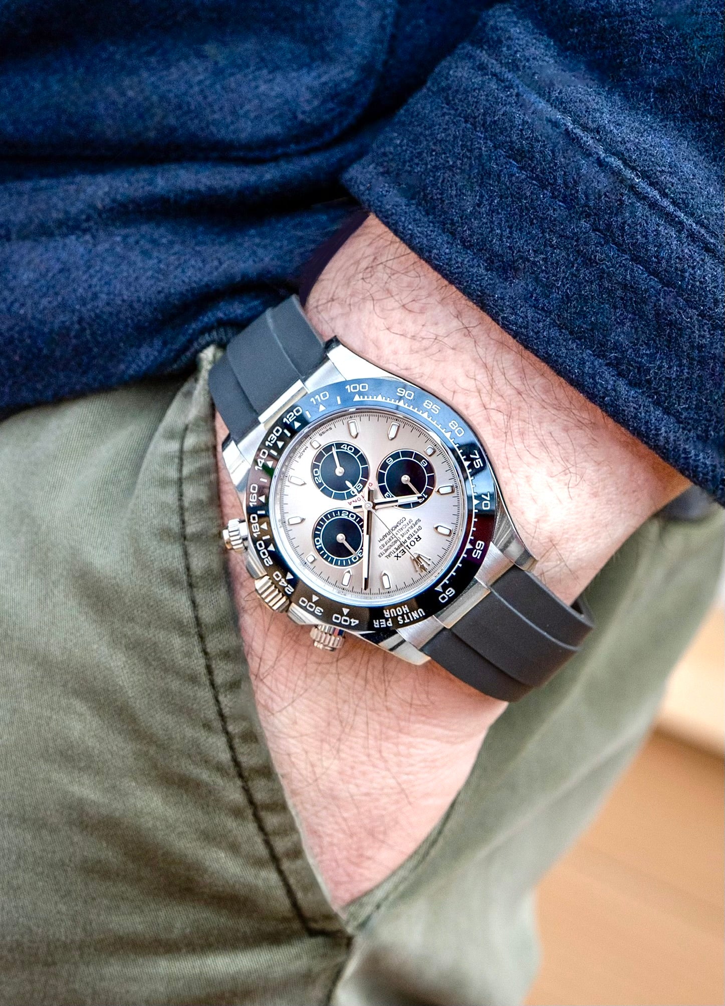 Rolex Cosmograph Daytona - 116519LN - Oysterflex Ghost