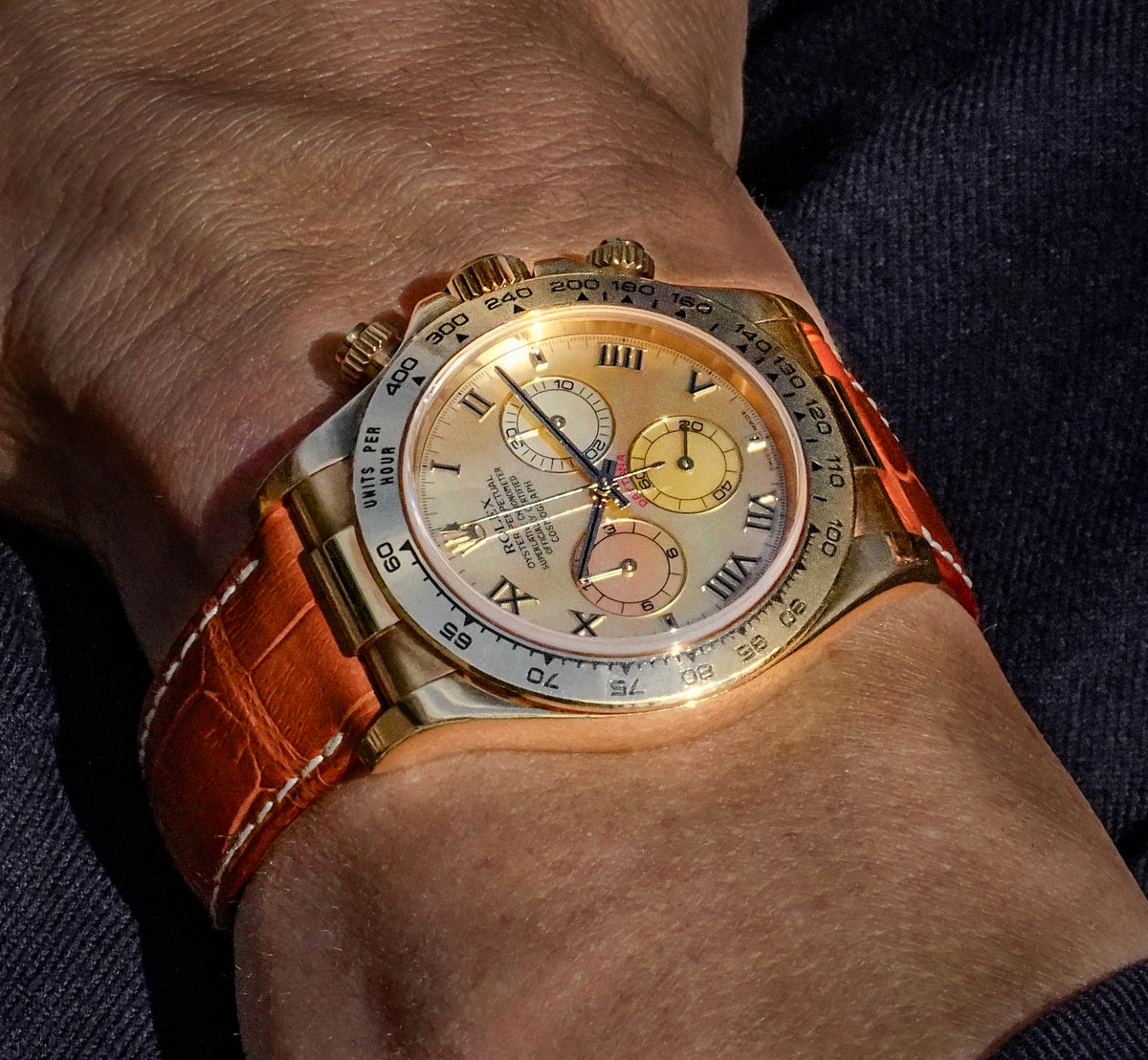 Rolex Daytona - 116518 Yellow Mother of Pearl Dial 2002
