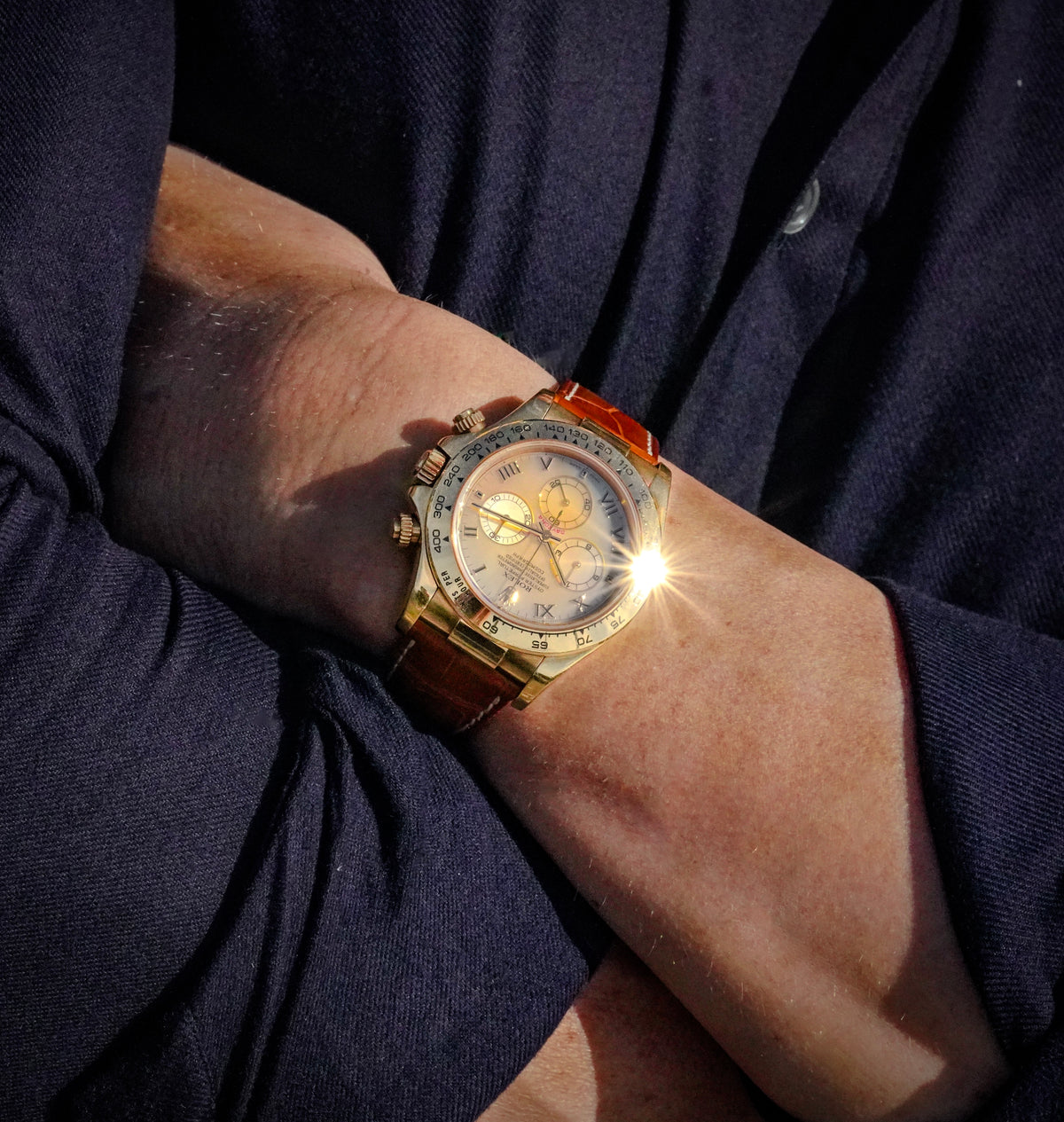 Rolex Daytona - 116518 Yellow Mother of Pearl Dial 2002