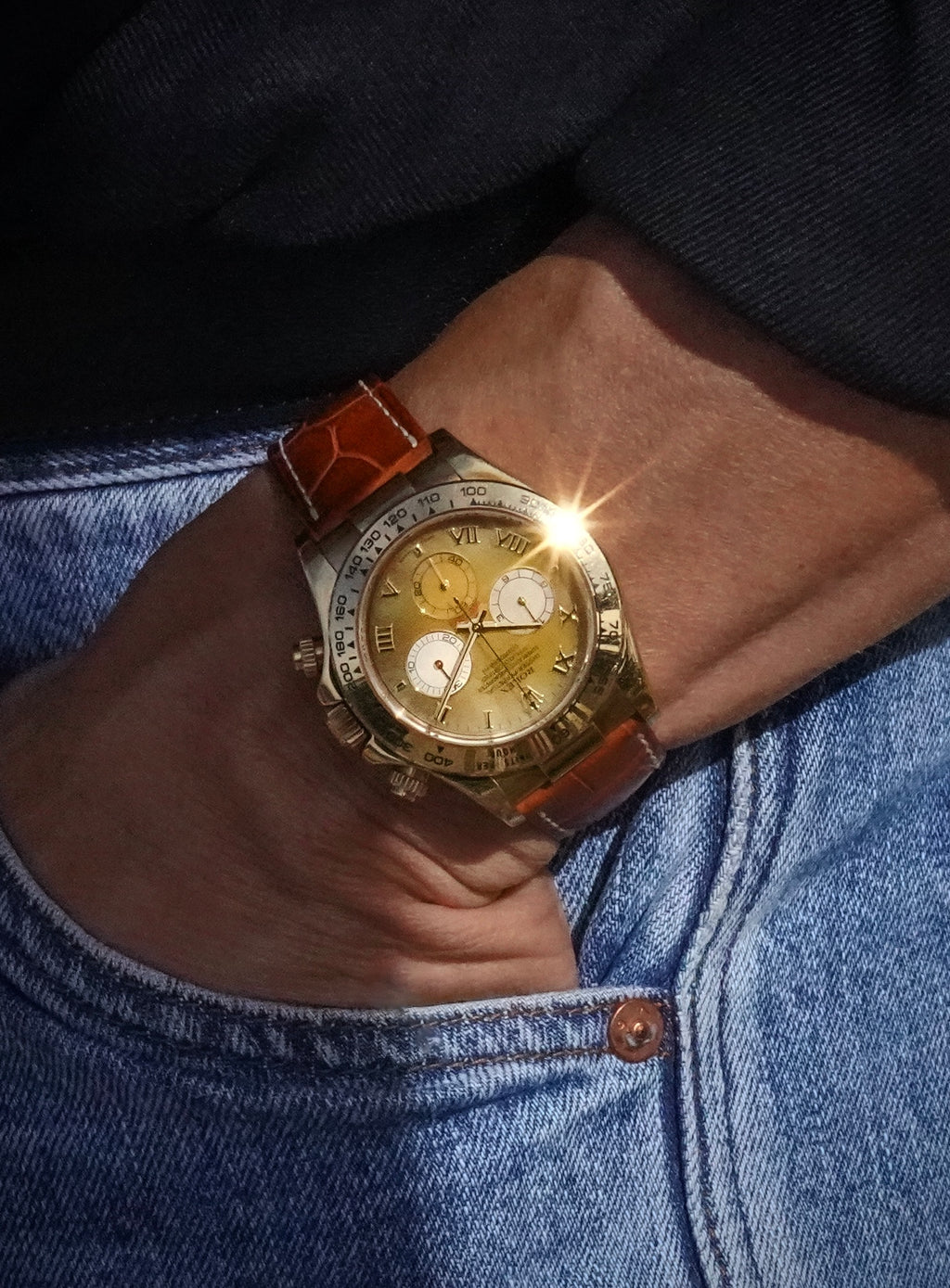 Rolex Daytona - 116518 Yellow Mother of Pearl Dial 2002