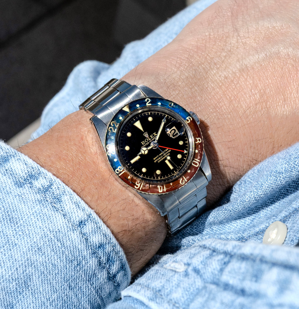 Rolex GMT-Master - 6542 Bakelite - 1957 with Box, Papers & Military Purchase Receipt