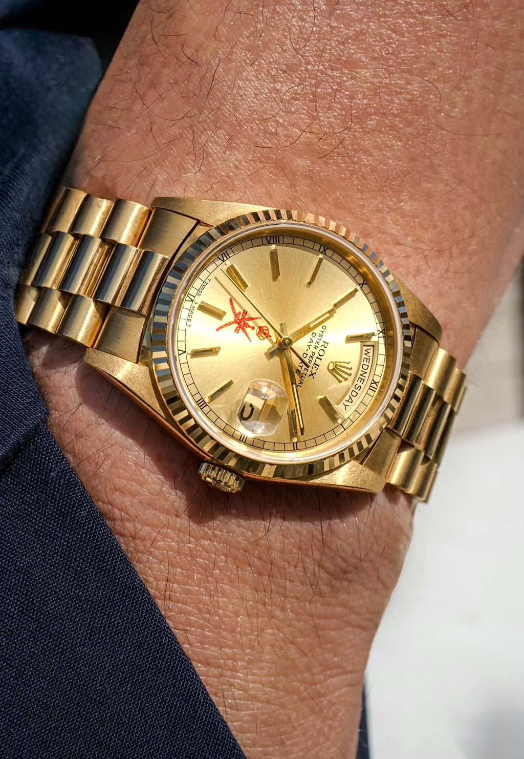 Rolex Day-Date - 18238 Double Quick Set - Royal Khanjar