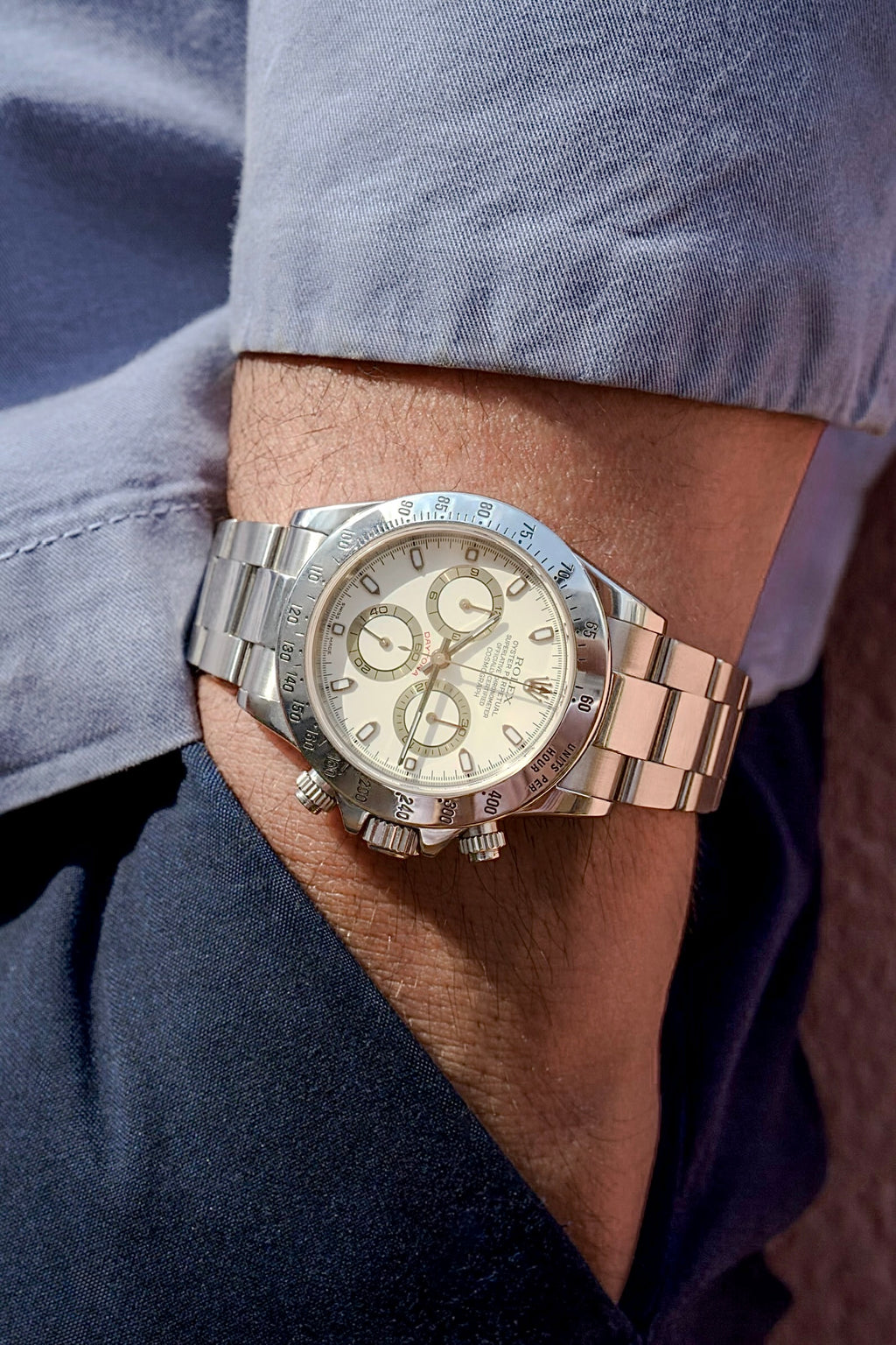 Rolex Cosmograph Daytona - 116520 - Panna Dial