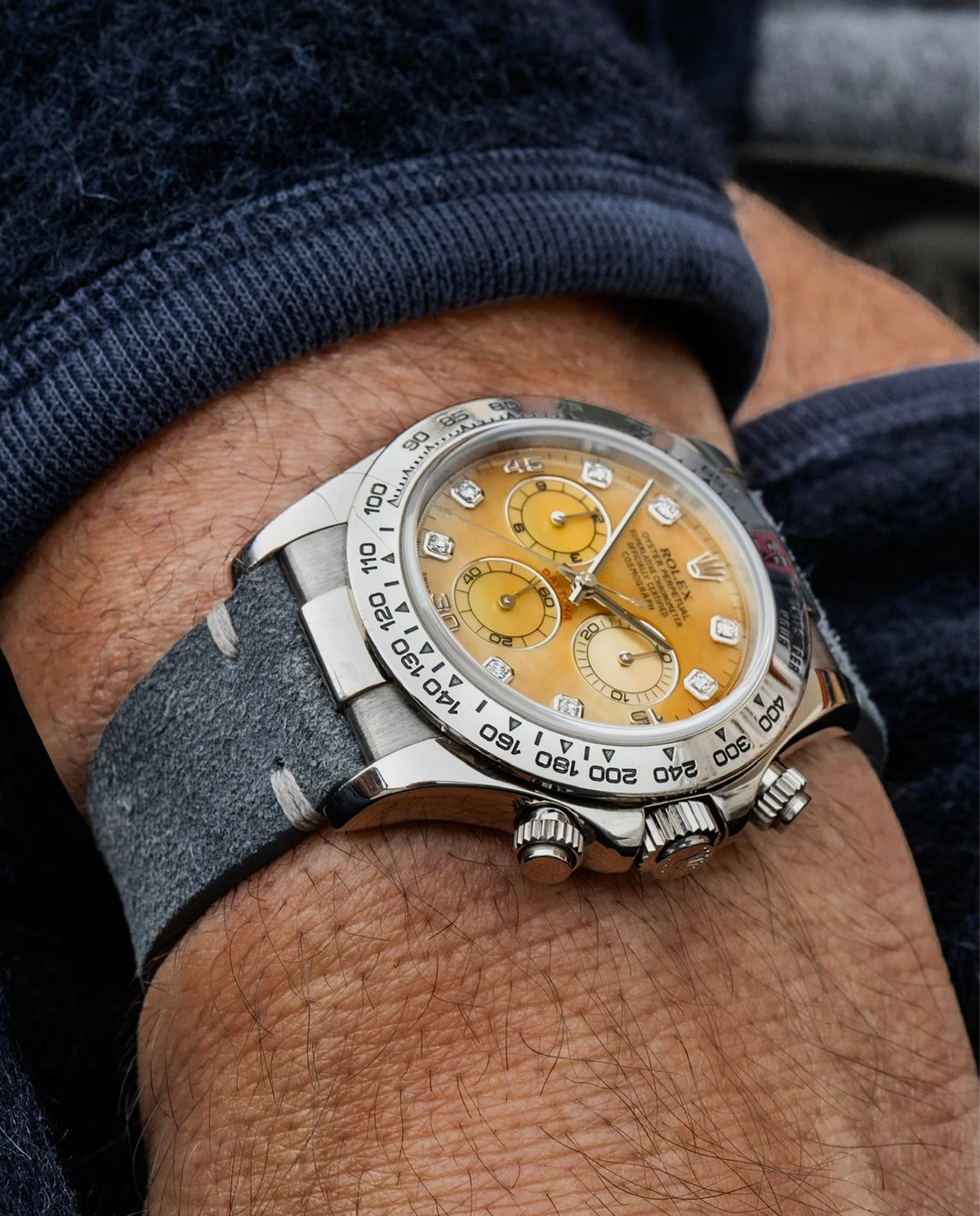 Rolex Daytona - 116519 Yellow Mother of Pearl - Diamond Markers 2001