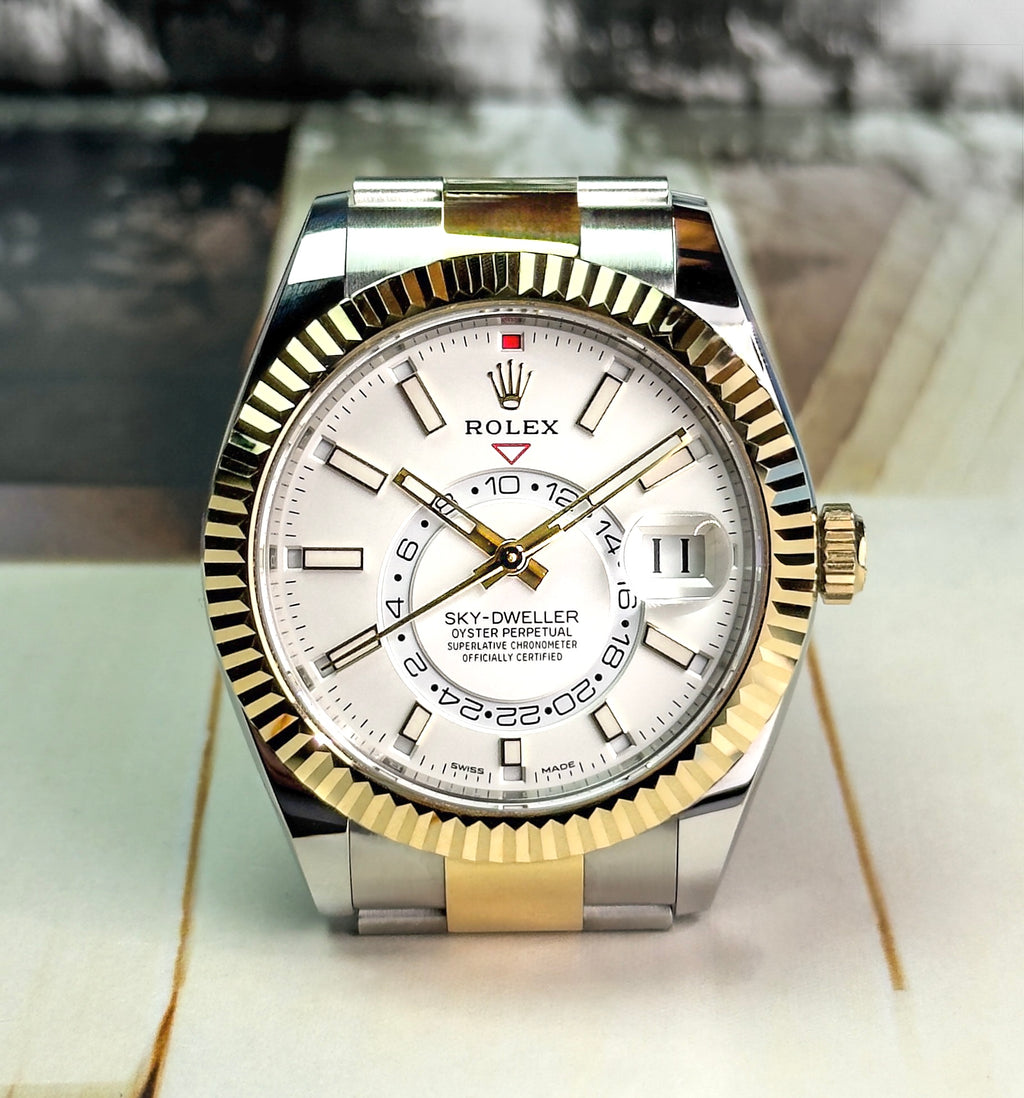Rolex Sky Dweller - Bi Metal White Dial  - 326933 - 2022