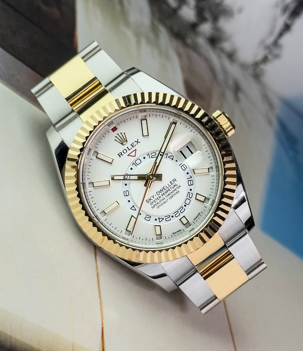 Rolex Sky Dweller - Bi Metal White Dial  - 326933 - 2022