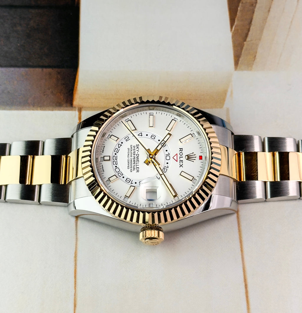 Rolex Sky Dweller - Bi Metal White Dial  - 326933 - 2022