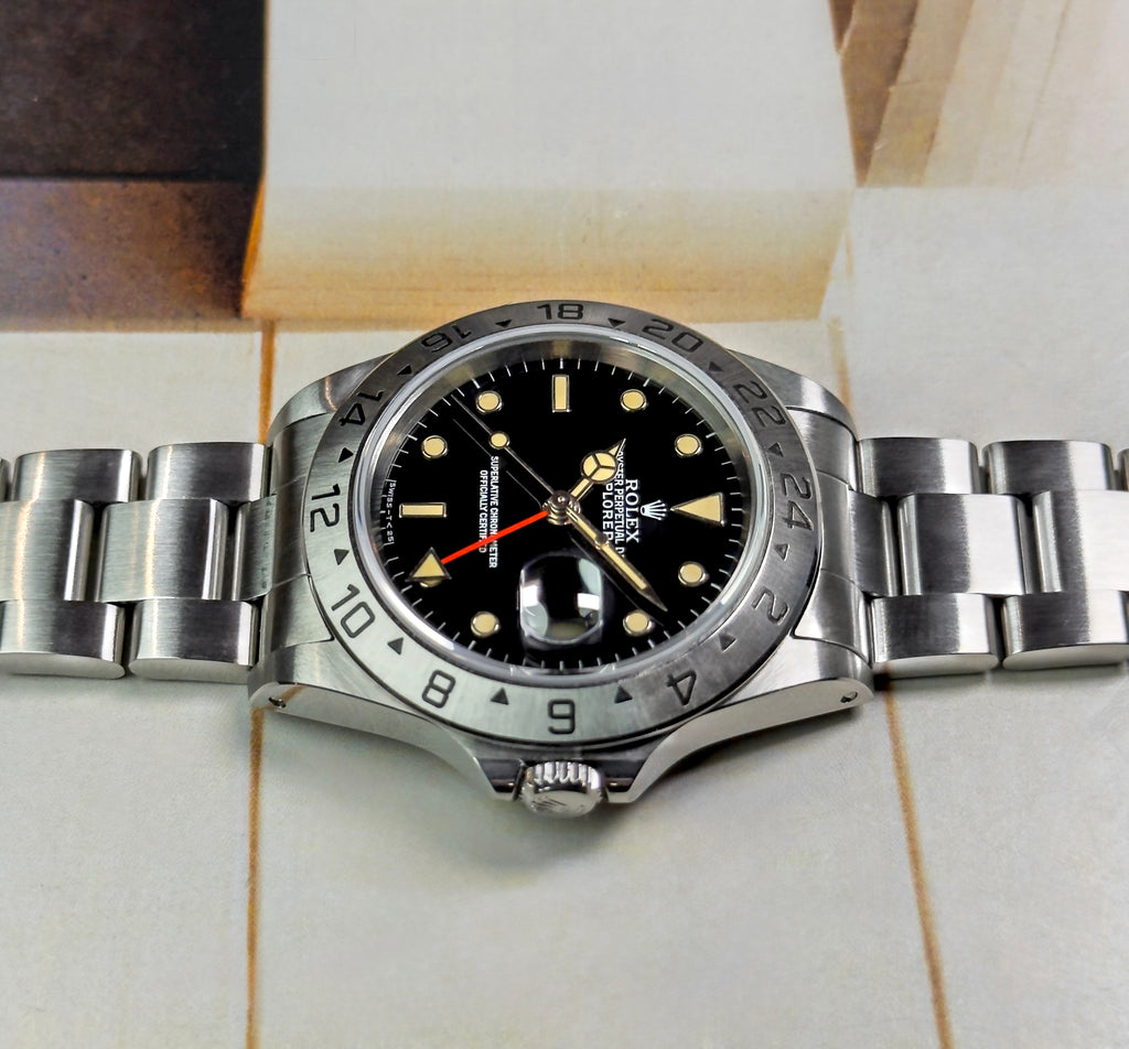 Rolex Explorer II - 16570 - Tritium Black Dial - 1996