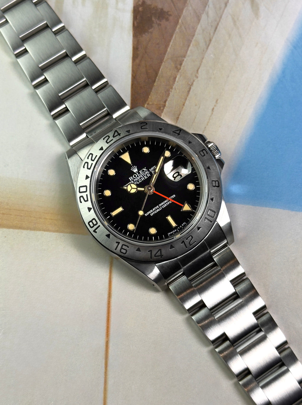 Rolex Explorer II - 16570 - Tritium Black Dial - 1996