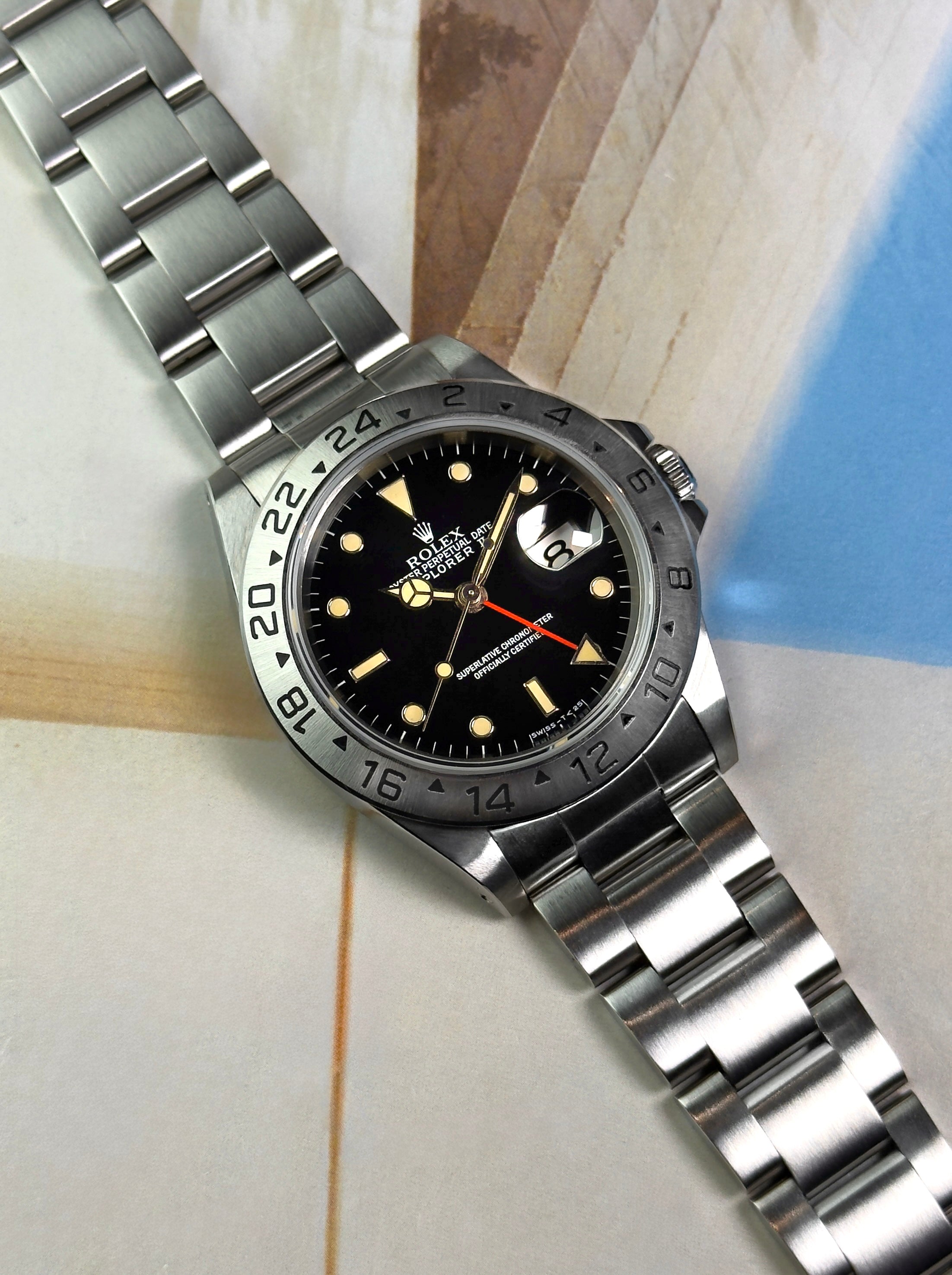 Rolex Explorer II - 16570 - Tritium Black Dial - 1996