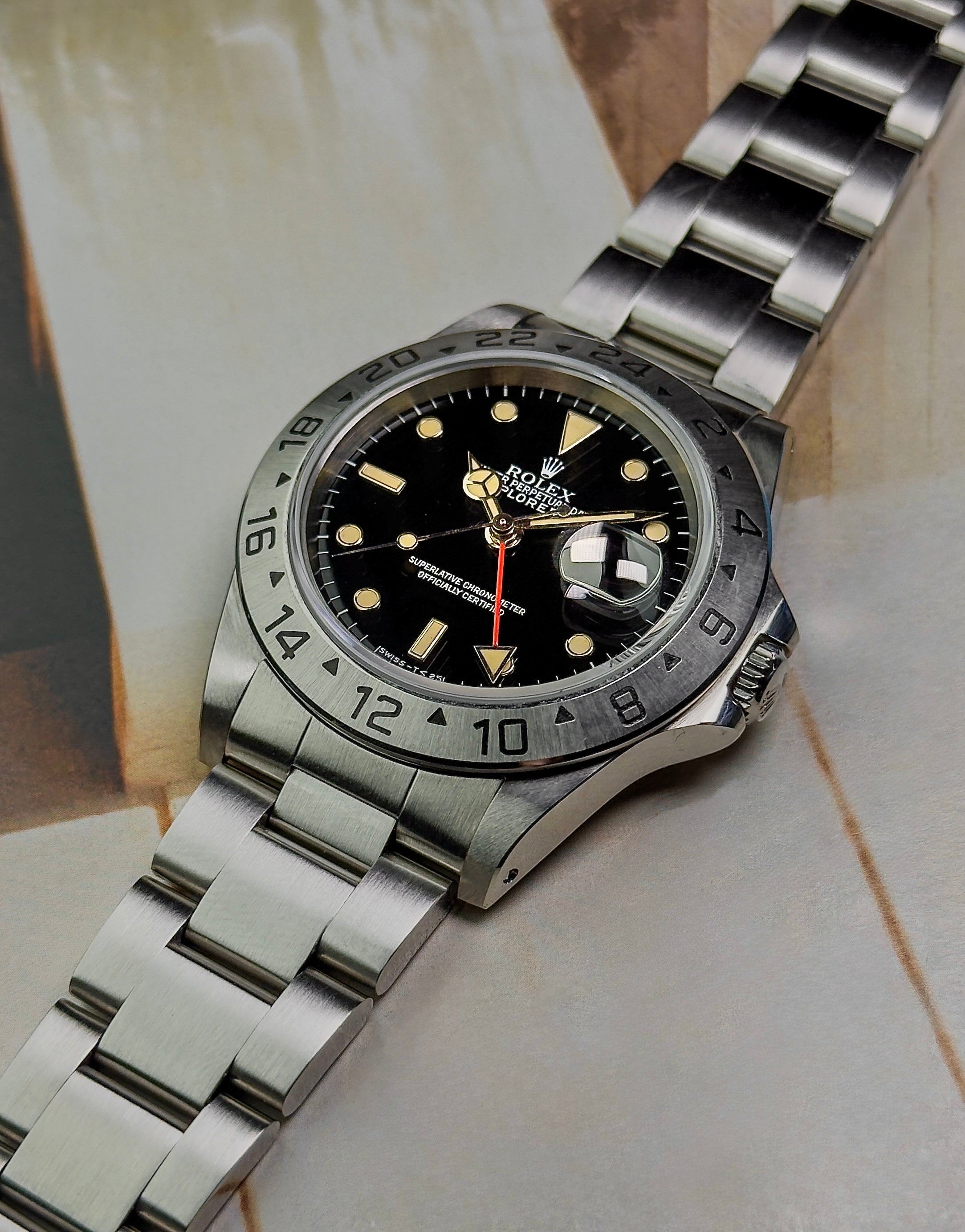 Rolex Explorer II - 16570 - Tritium Black Dial - 1996