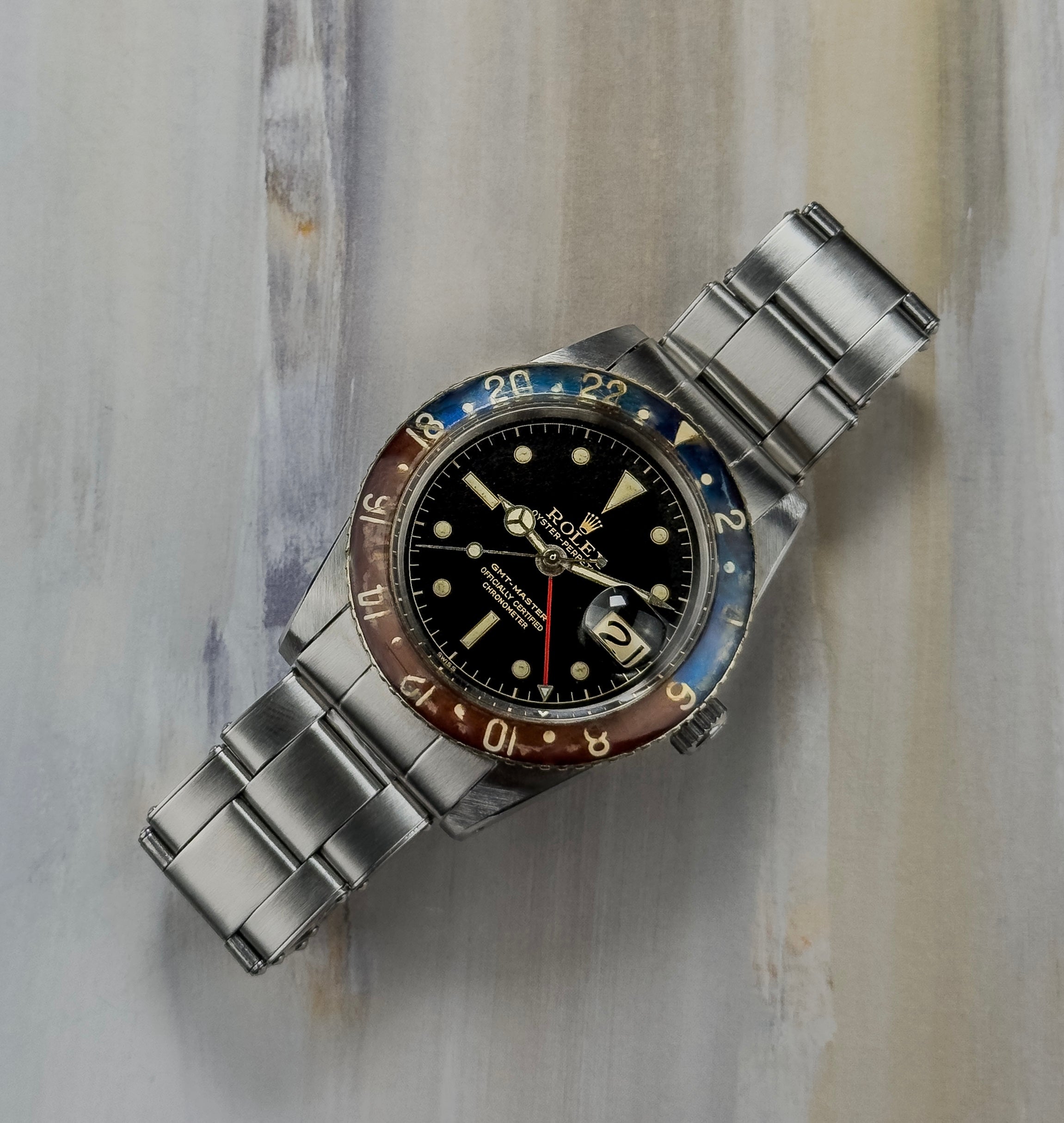 Rolex GMT-Master - 6542 Bakelite - 1957 with Box, Papers & Military Purchase Receipt