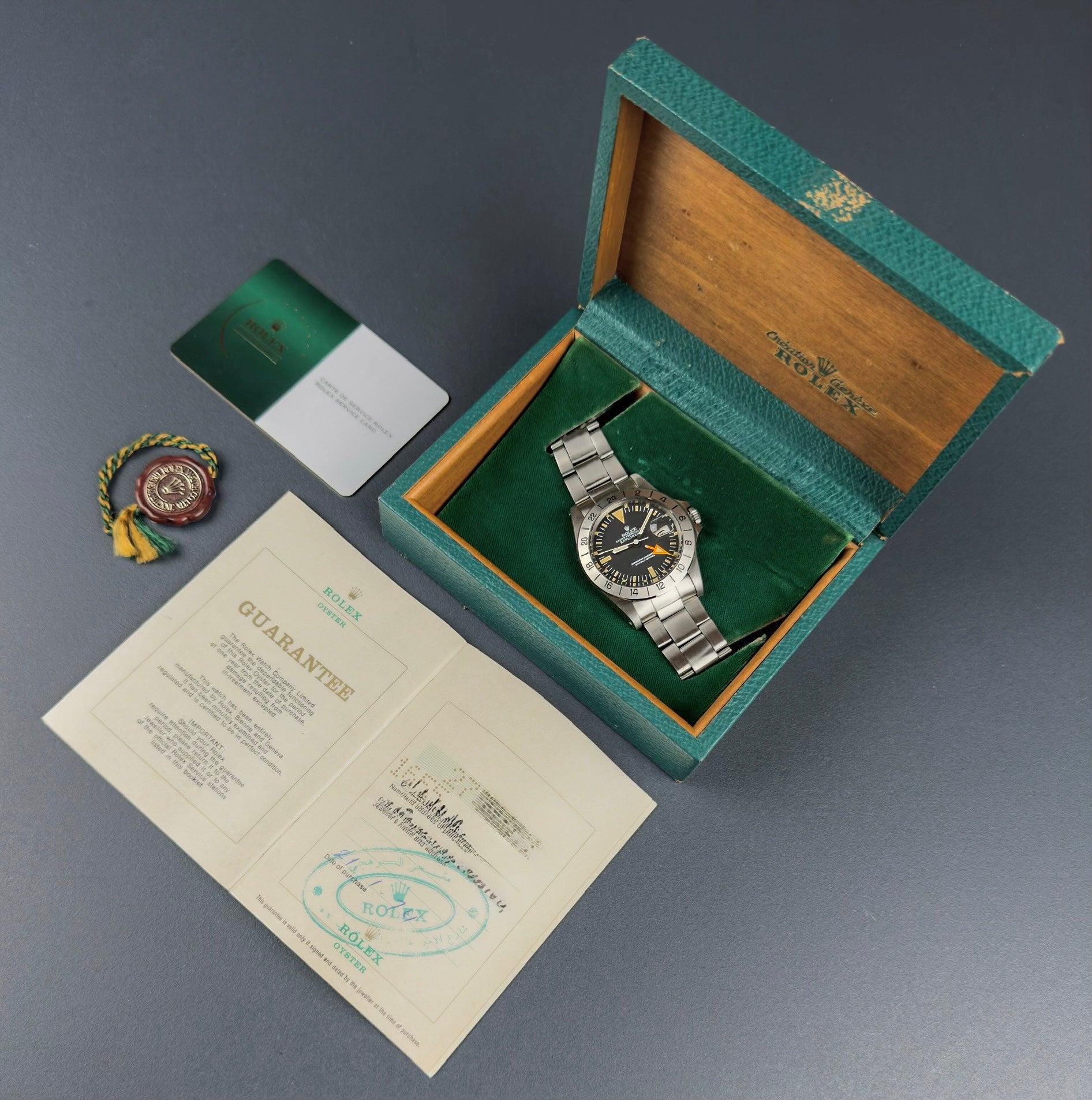 Rolex Explorer II - 1655 - Steve McQueen MK1 Straight Hand  - 1971