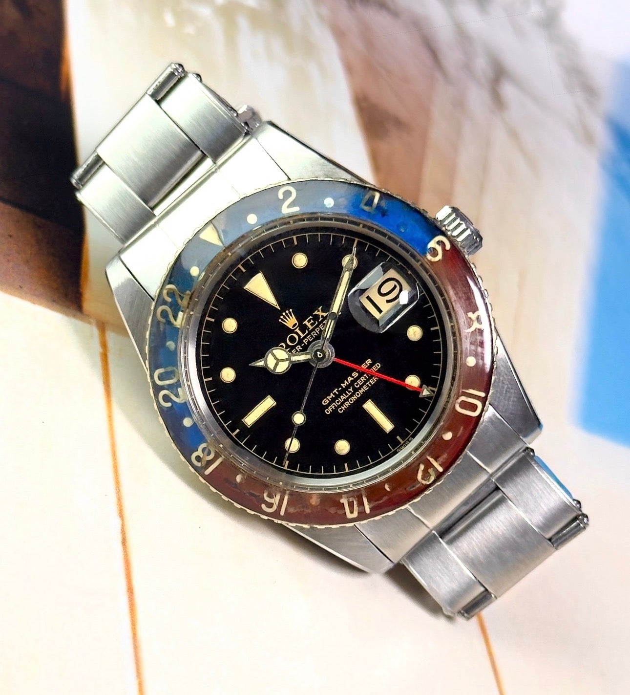 Rolex GMT-Master - 6542 Bakelite - 1957 with Box, Papers & Military Purchase Receipt