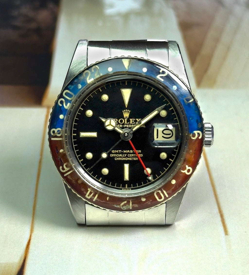 Rolex GMT-Master - 6542 Bakelite - 1957 with Box, Papers & Military Purchase Receipt