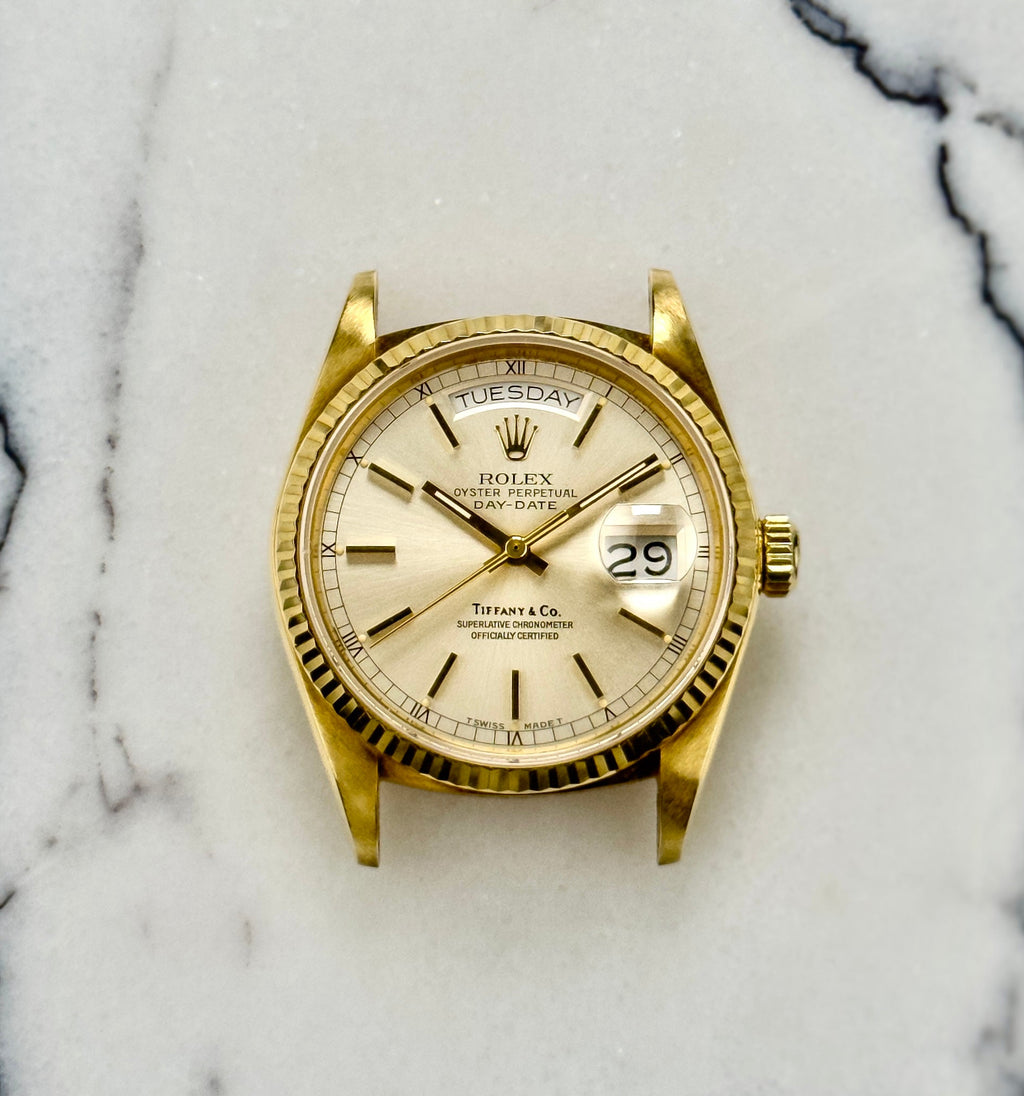 Rolex Day-Date - 18038 Tiffany & Co Signed 1987