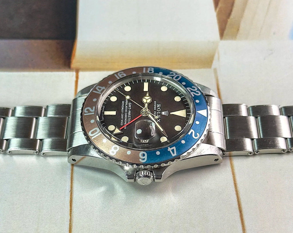 Rolex GMT Master - MK1 Long E  - Tropical Dial 1675 - 1968 with Papers