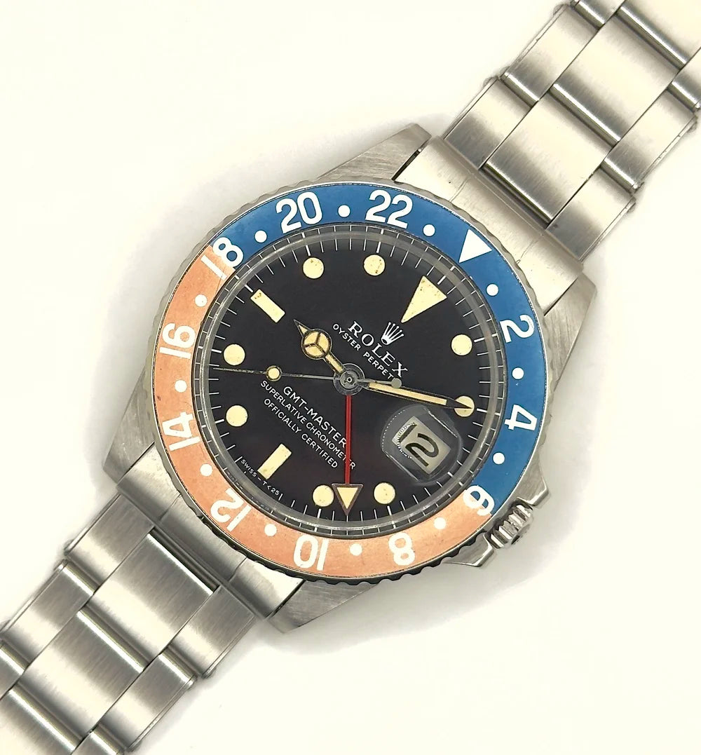 Rolex GMT Master - MK1 Long E  - Tropical Dial 1675 - 1968 with Papers