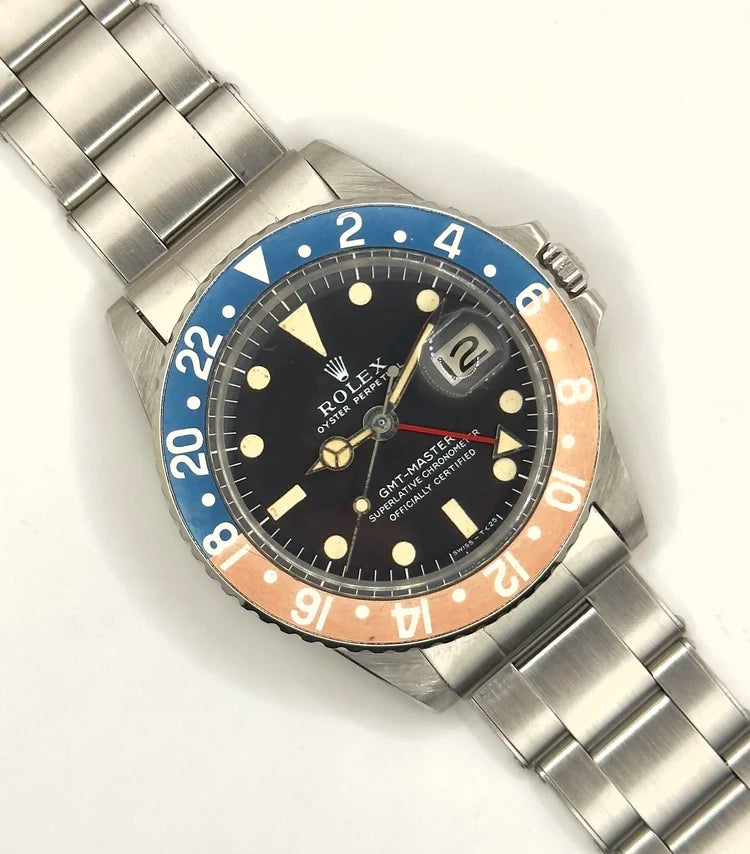 Rolex GMT Master - MK1 Long E  - Tropical Dial 1675 - 1968 with Papers
