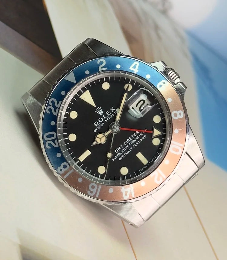 Rolex GMT Master - MK1 Long E  - Tropical Dial 1675 - 1968 with Papers