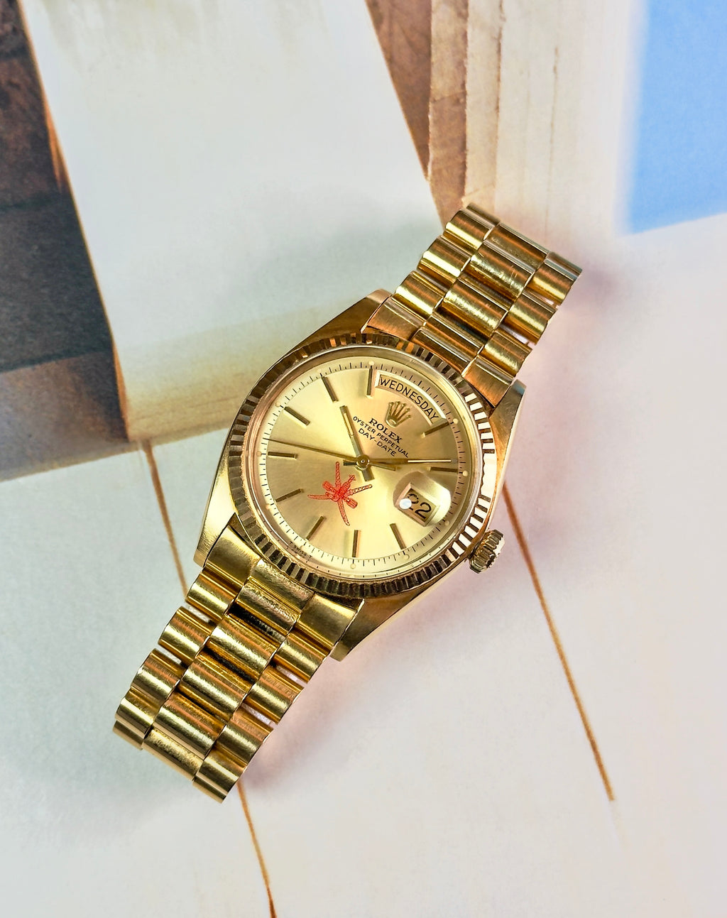 Rolex Day-Date - 1803 - Khanjar Champagne Dial - 1972