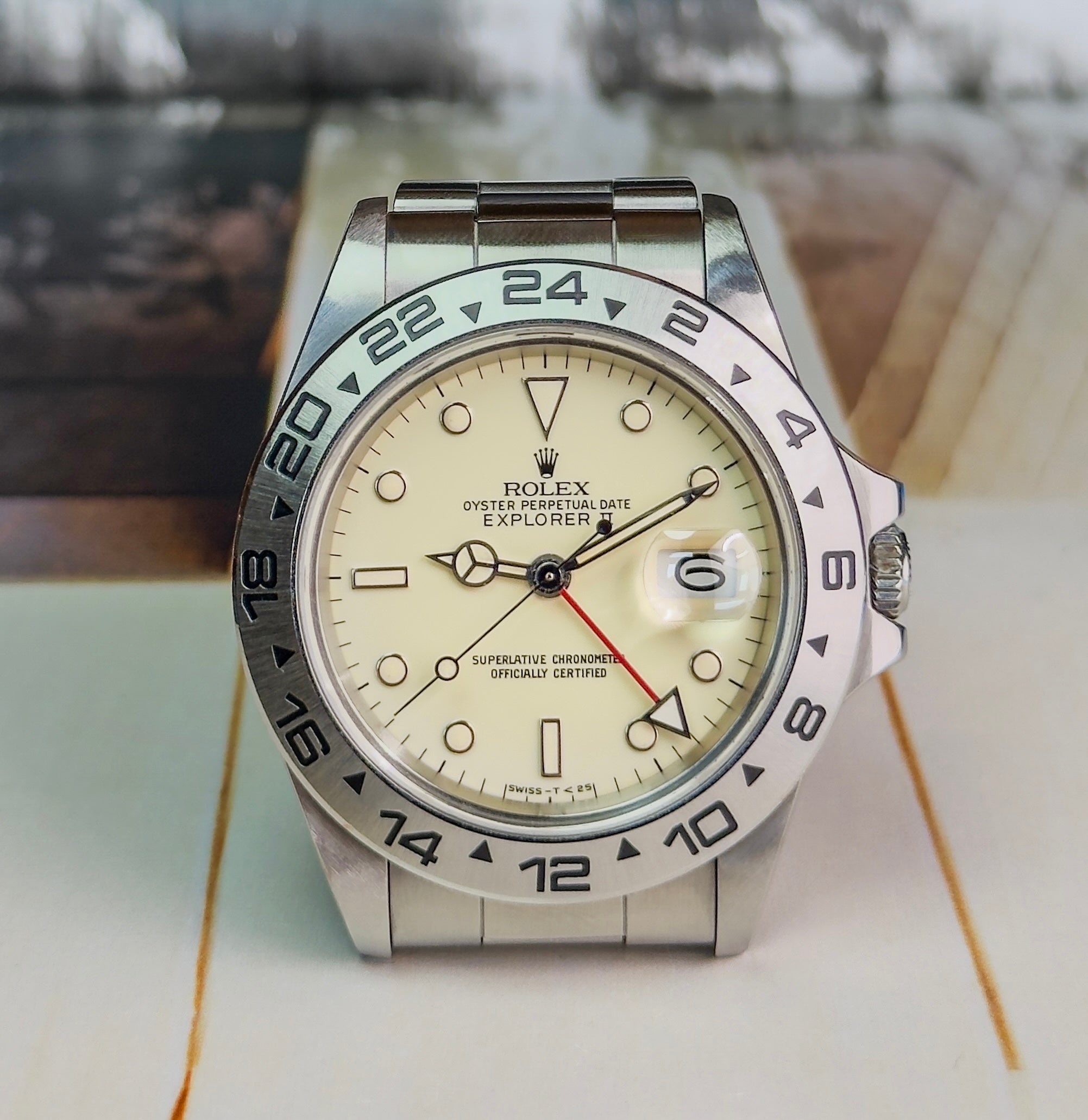 Rolex Explorer II - 16550 - Panna Dial - 1984