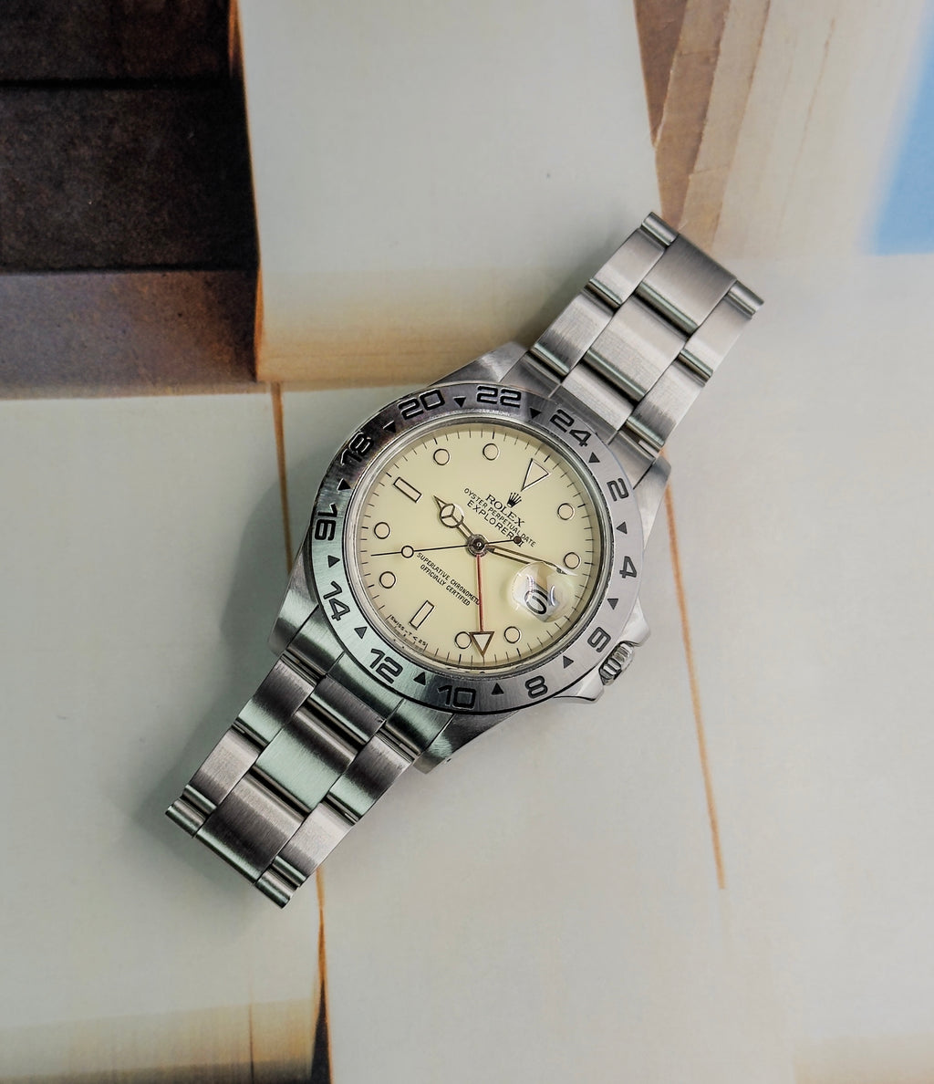 Rolex Explorer II - 16550 - Panna Dial - 1984