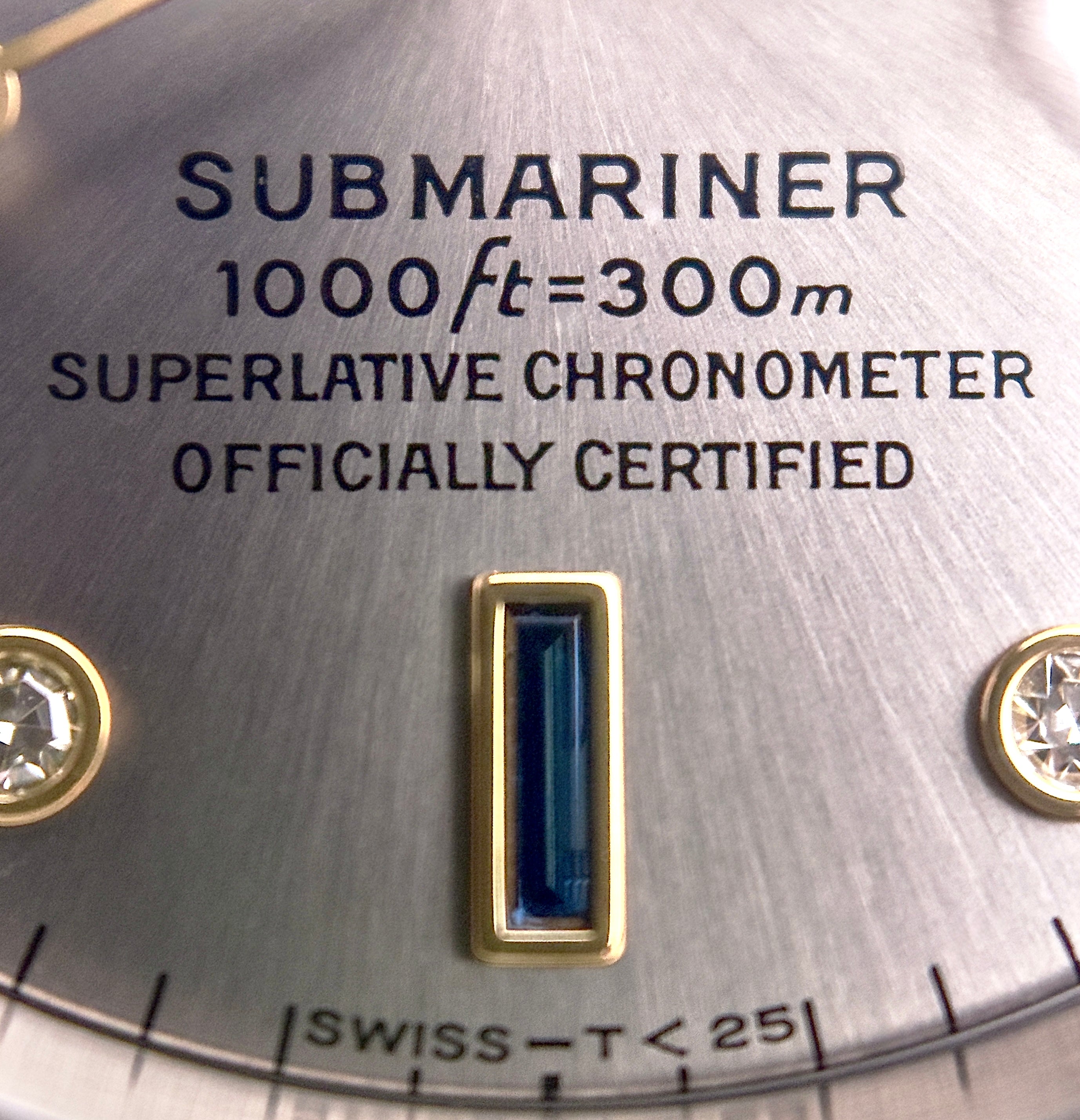 Rolex Submariner - 16613 - Slate Grey ‘Serti’ Dial