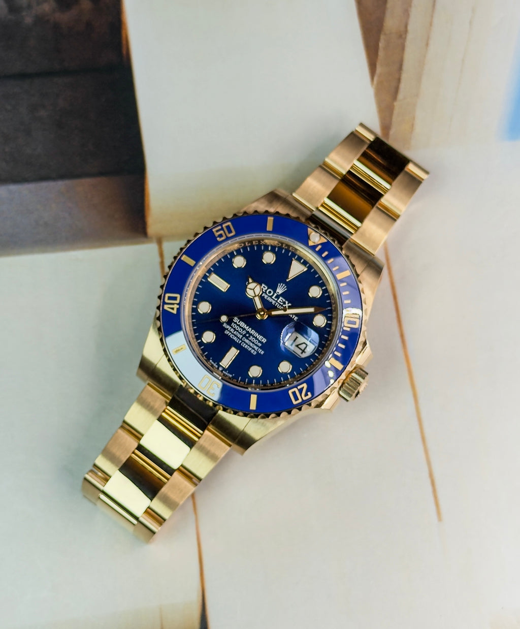 Rolex Submariner - Yellow Gold Blue Dial  126618LB - 2025