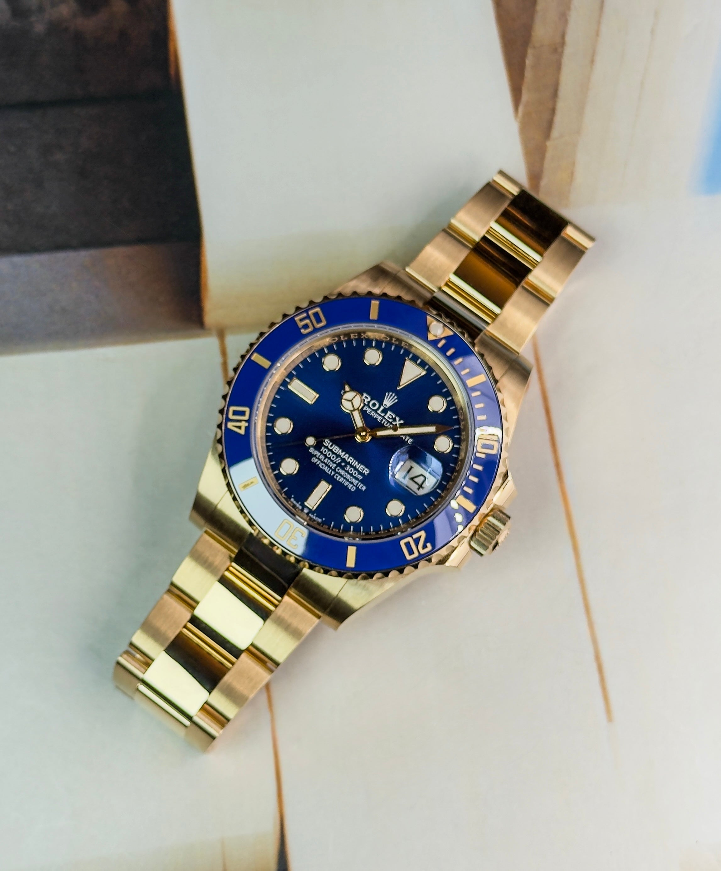 Rolex Submariner - Yellow Gold Blue Dial  126618LB - 2025