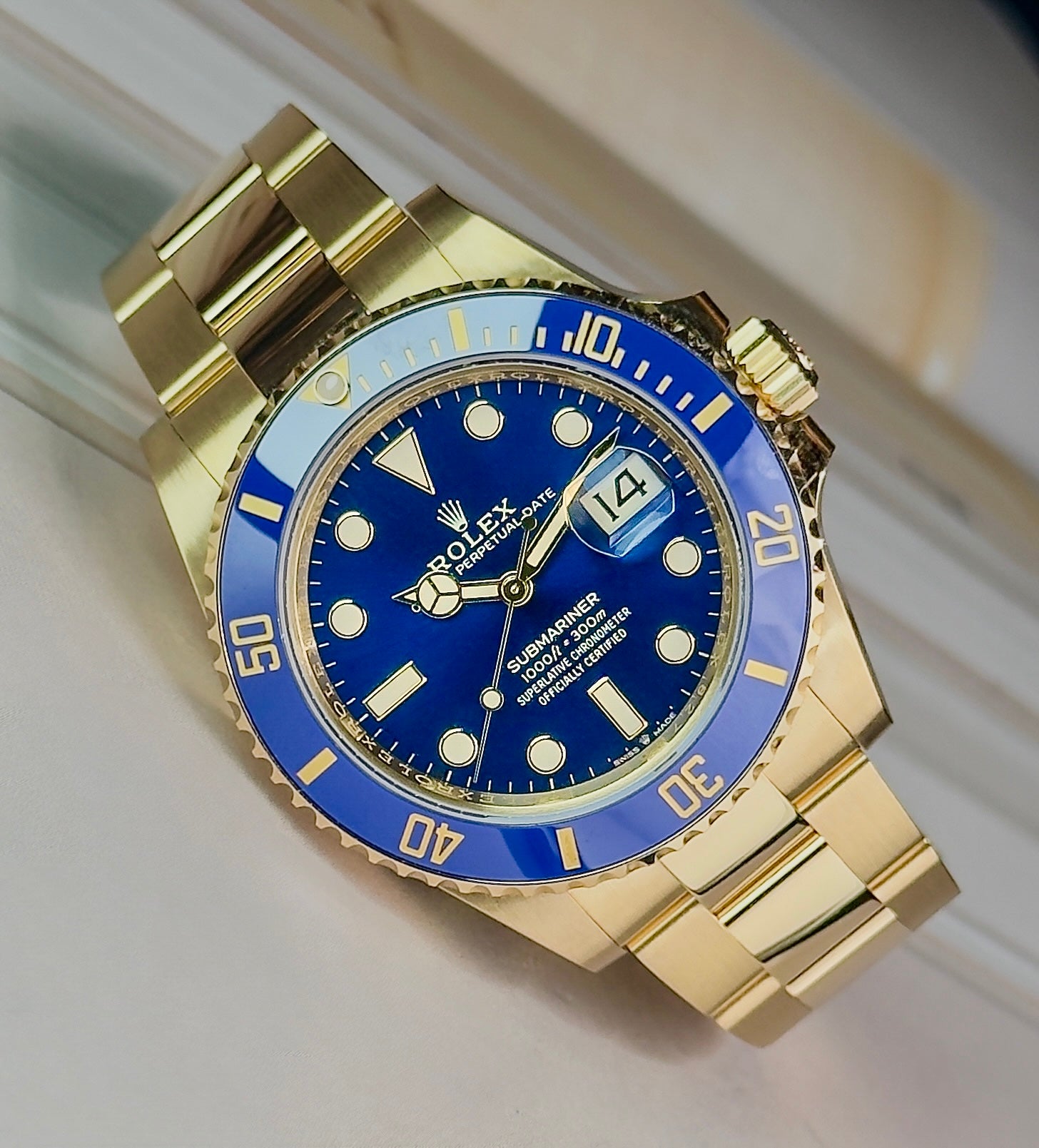 Rolex Submariner - Yellow Gold Blue Dial  126618LB - 2025