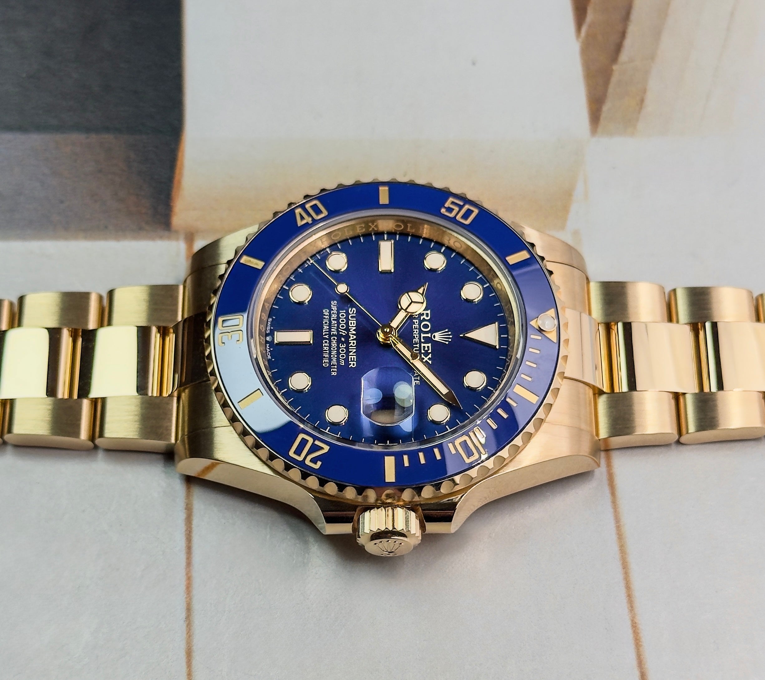 Rolex Submariner - Yellow Gold Blue Dial  126618LB - 2025