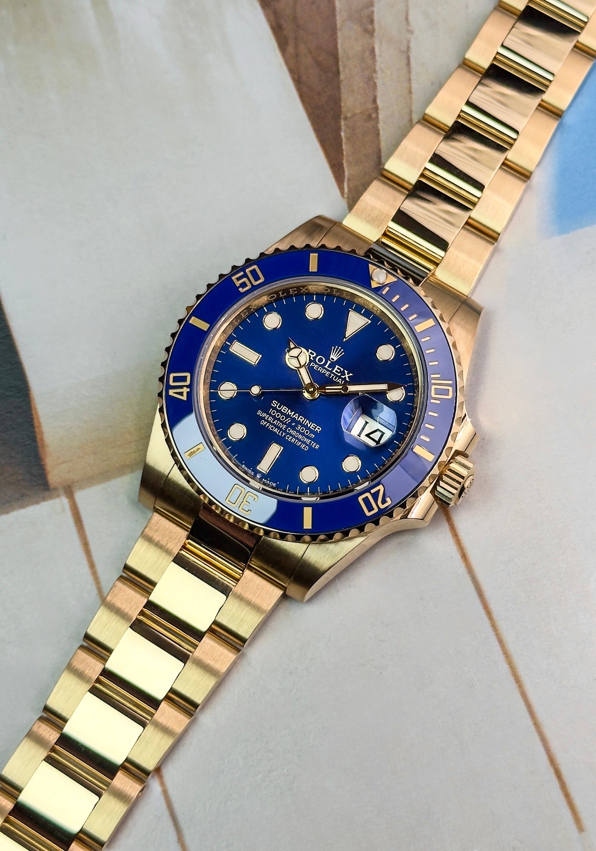 Rolex Submariner - Yellow Gold Blue Dial  126618LB - 2025
