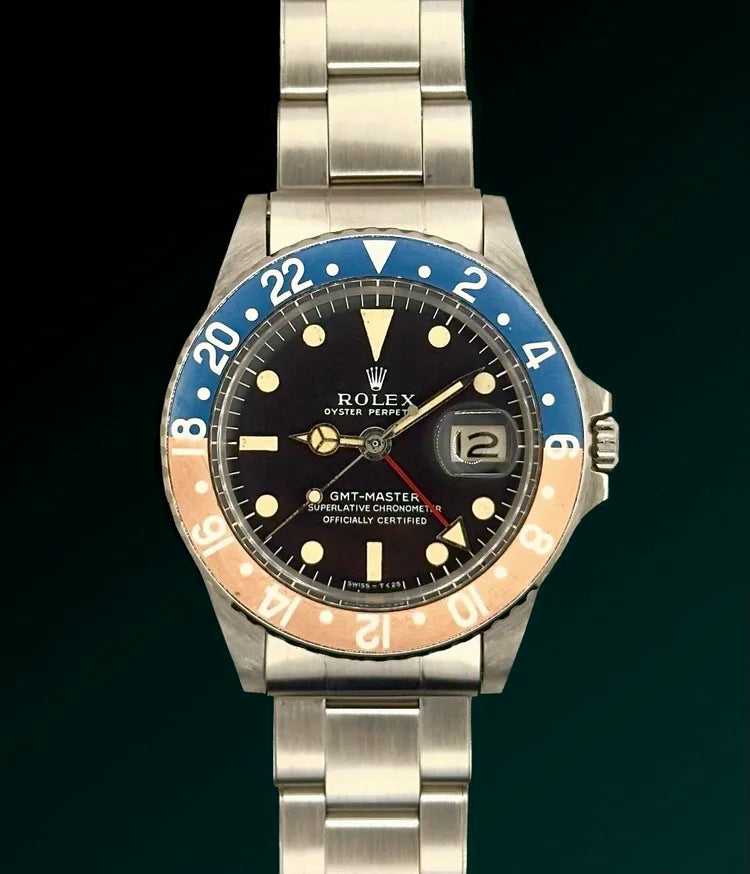 Rolex GMT Master - MK1 Long E  - Tropical Dial 1675 - 1968 with Papers