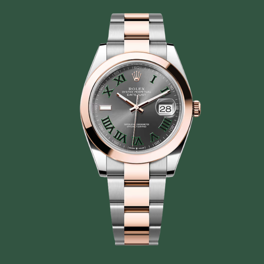 Rolex Datejust 41 (Wimbledon/Rose/Steel)