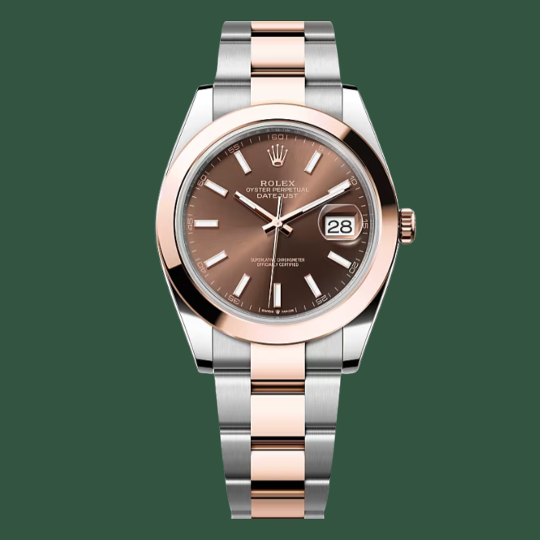 Rolex Datejust 41 (Chocolate/Rose/Steel)