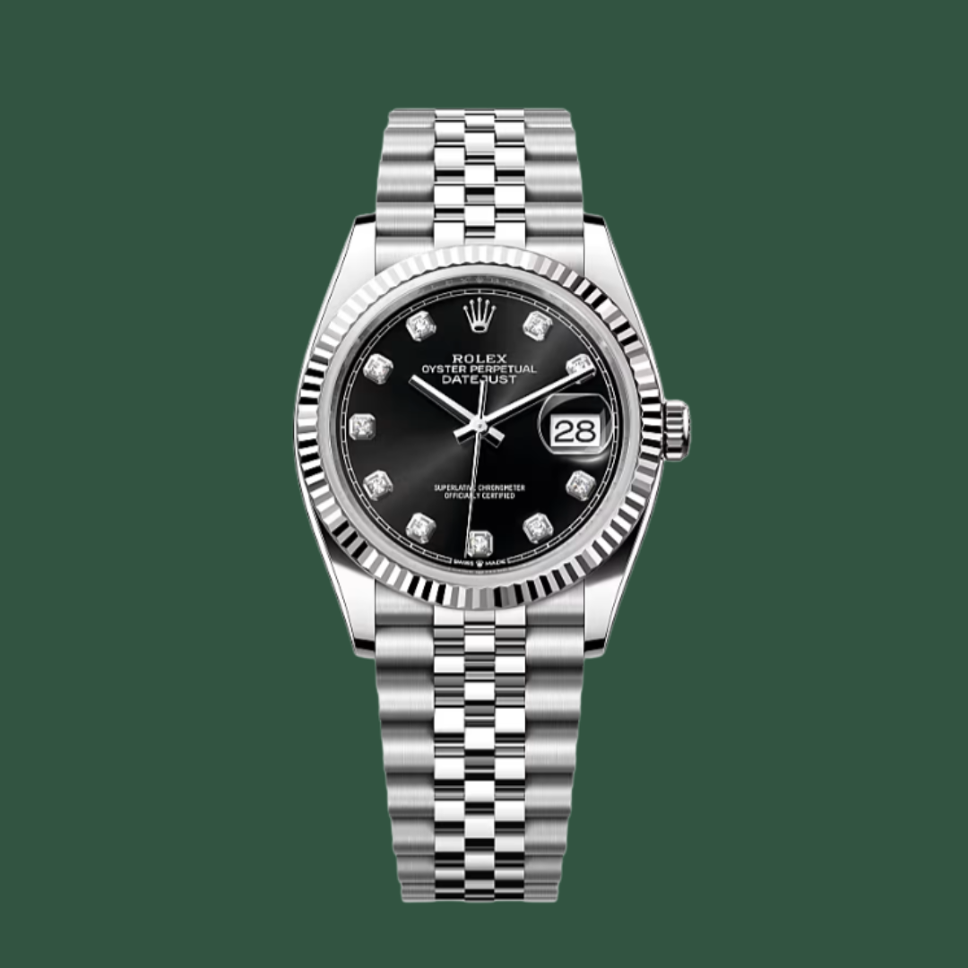Rolex Datejust 36 (Black/Diamonds)