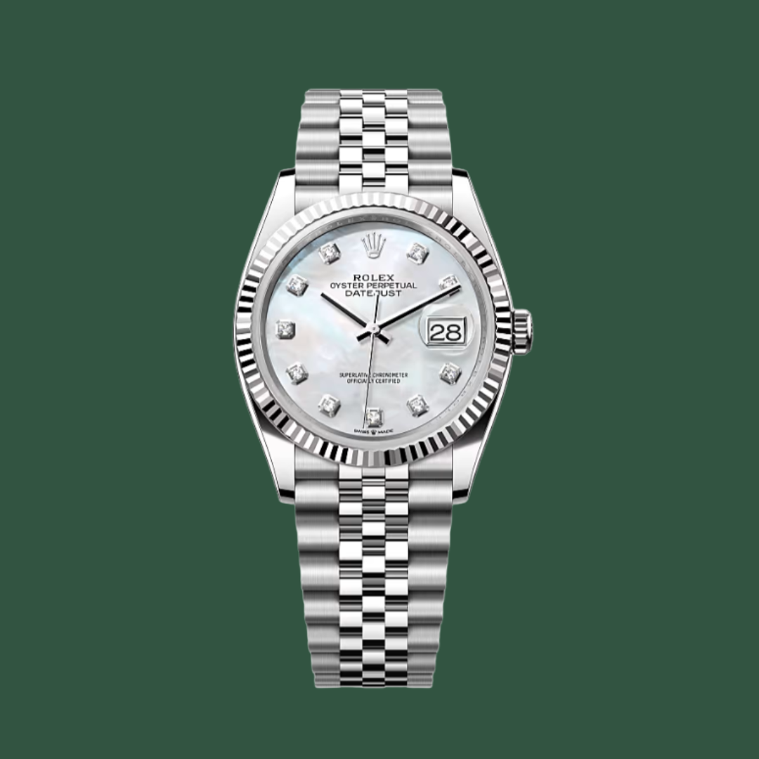 Rolex Datejust 36 (Mother of Pearl/Diamonds)