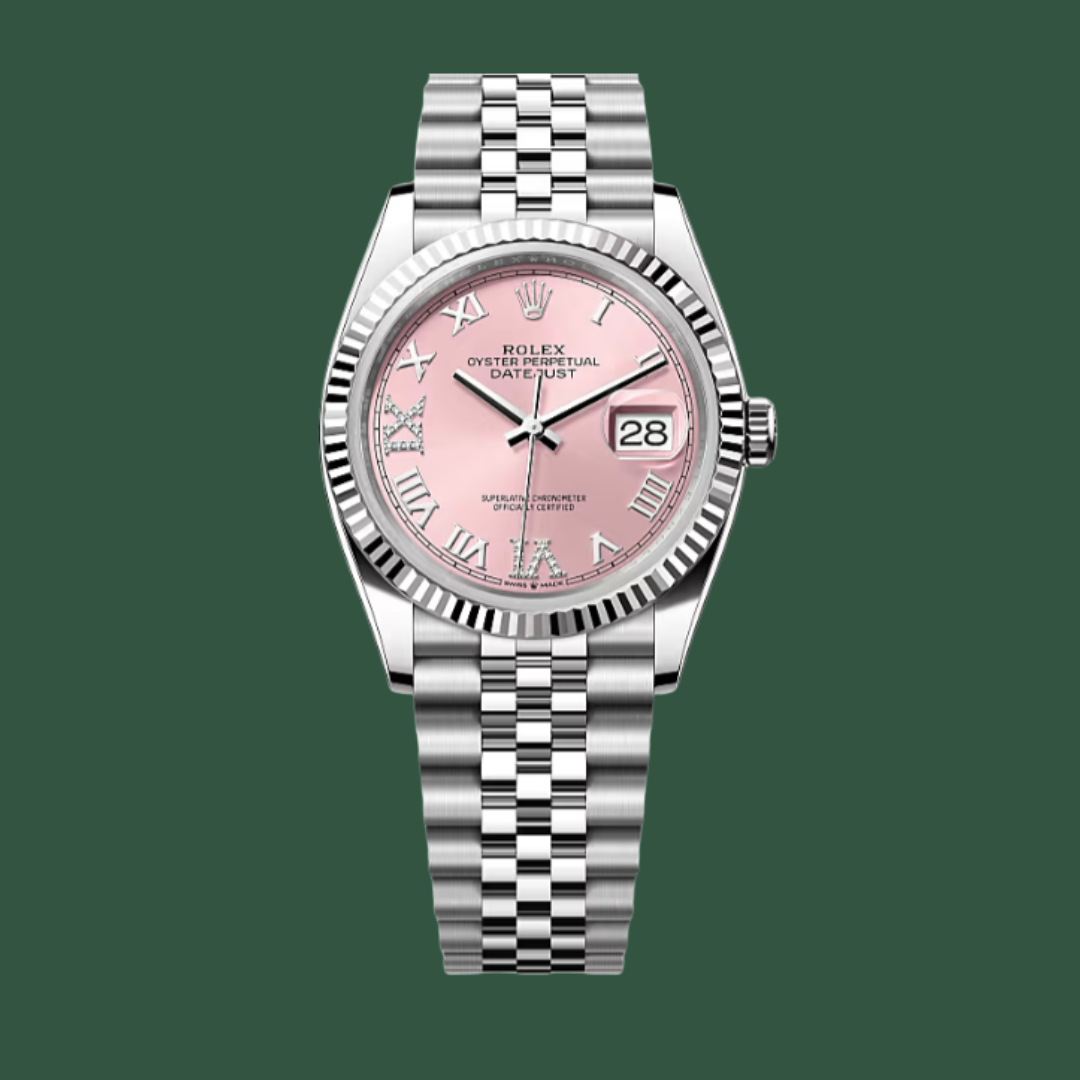 Rolex Datejust 36 (Pink/Diamonds)