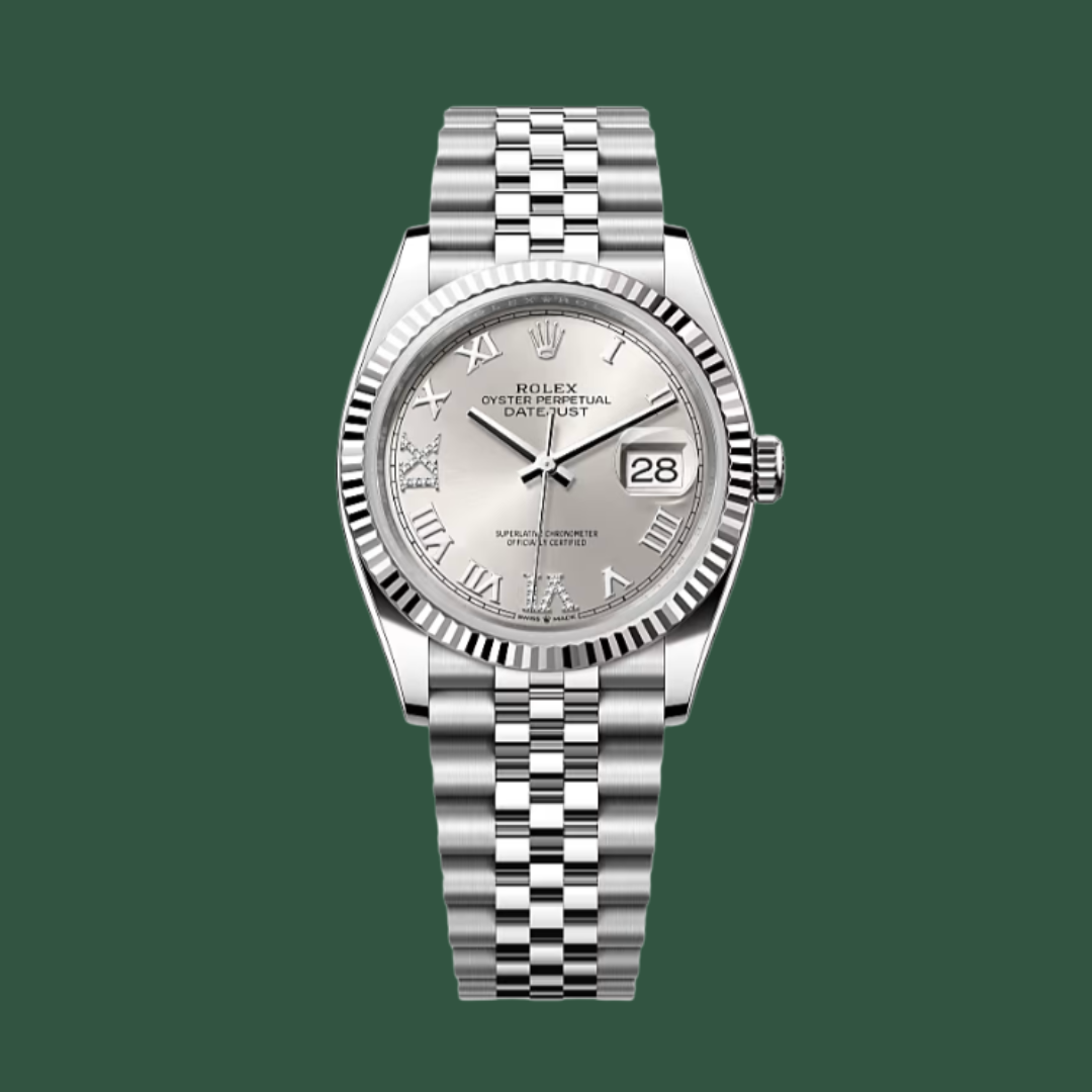 Rolex Datejust 36 (Silver/Diamonds)