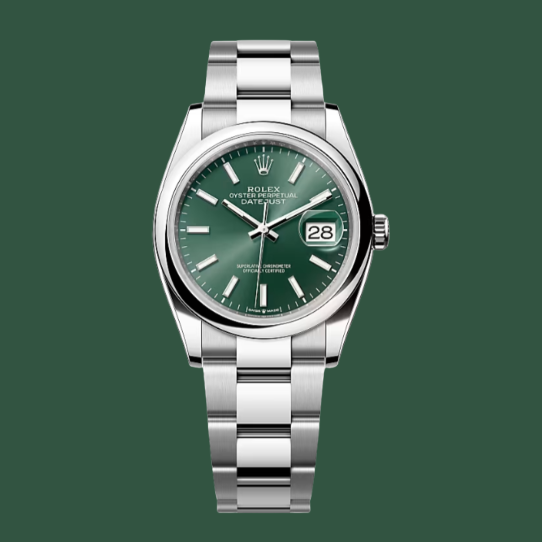 Rolex Datejust 36 (Mint Green/Steel)