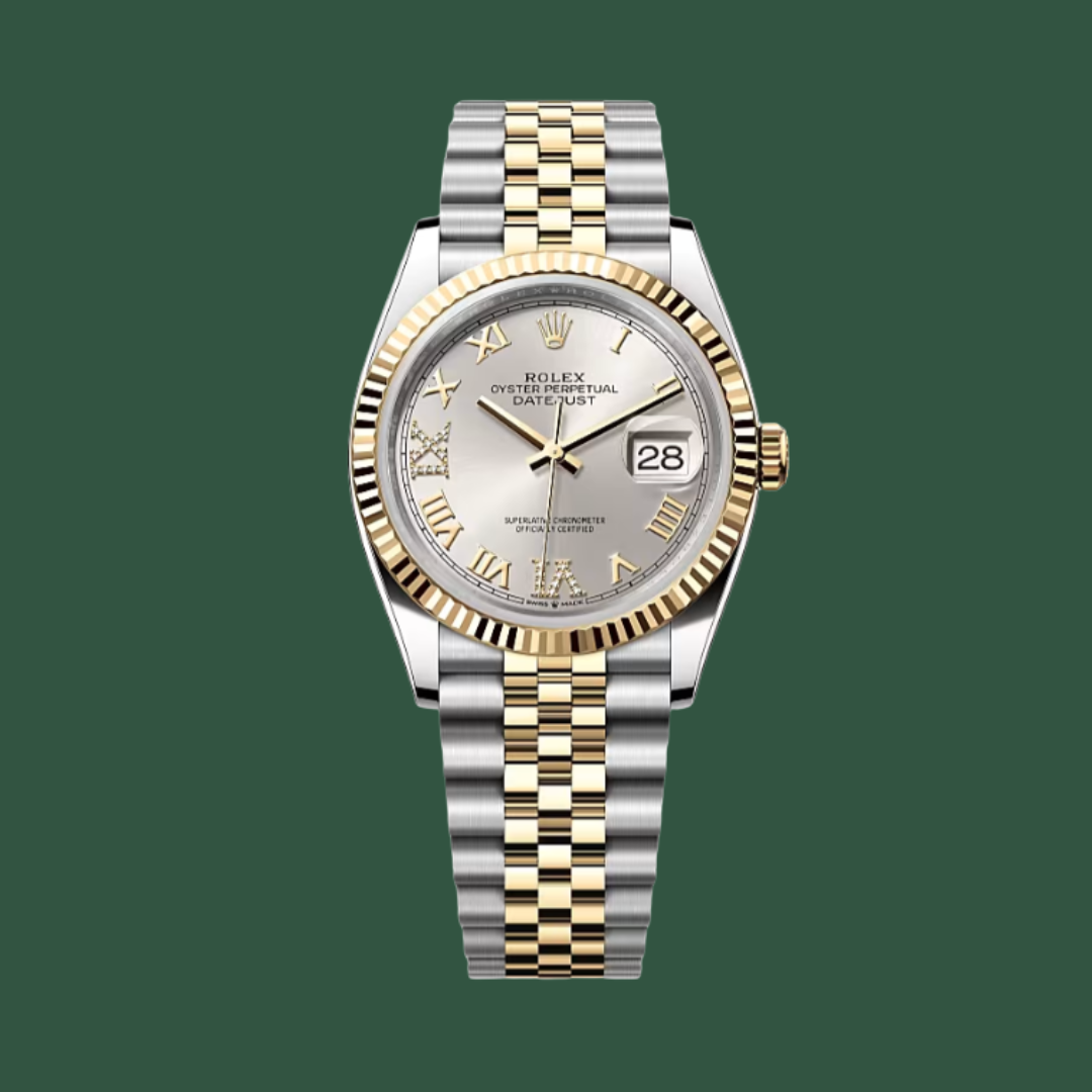 Rolex Datejust 36 (Silver/Yellow Gold)