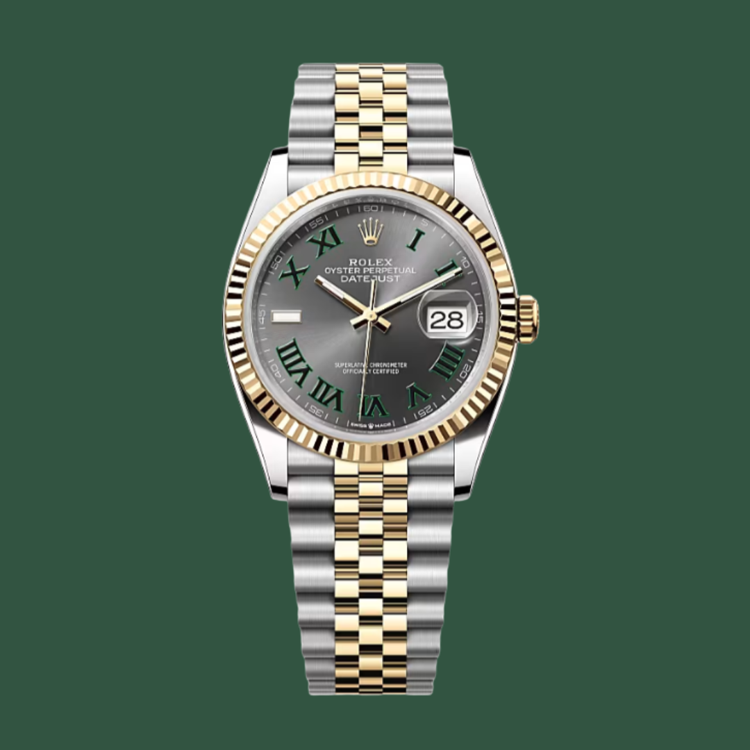 Rolex Datejust 36 (Wimbledon/Yellow Gold)