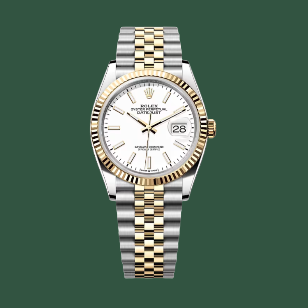 Rolex Datejust 36 (White/Yellow Gold)