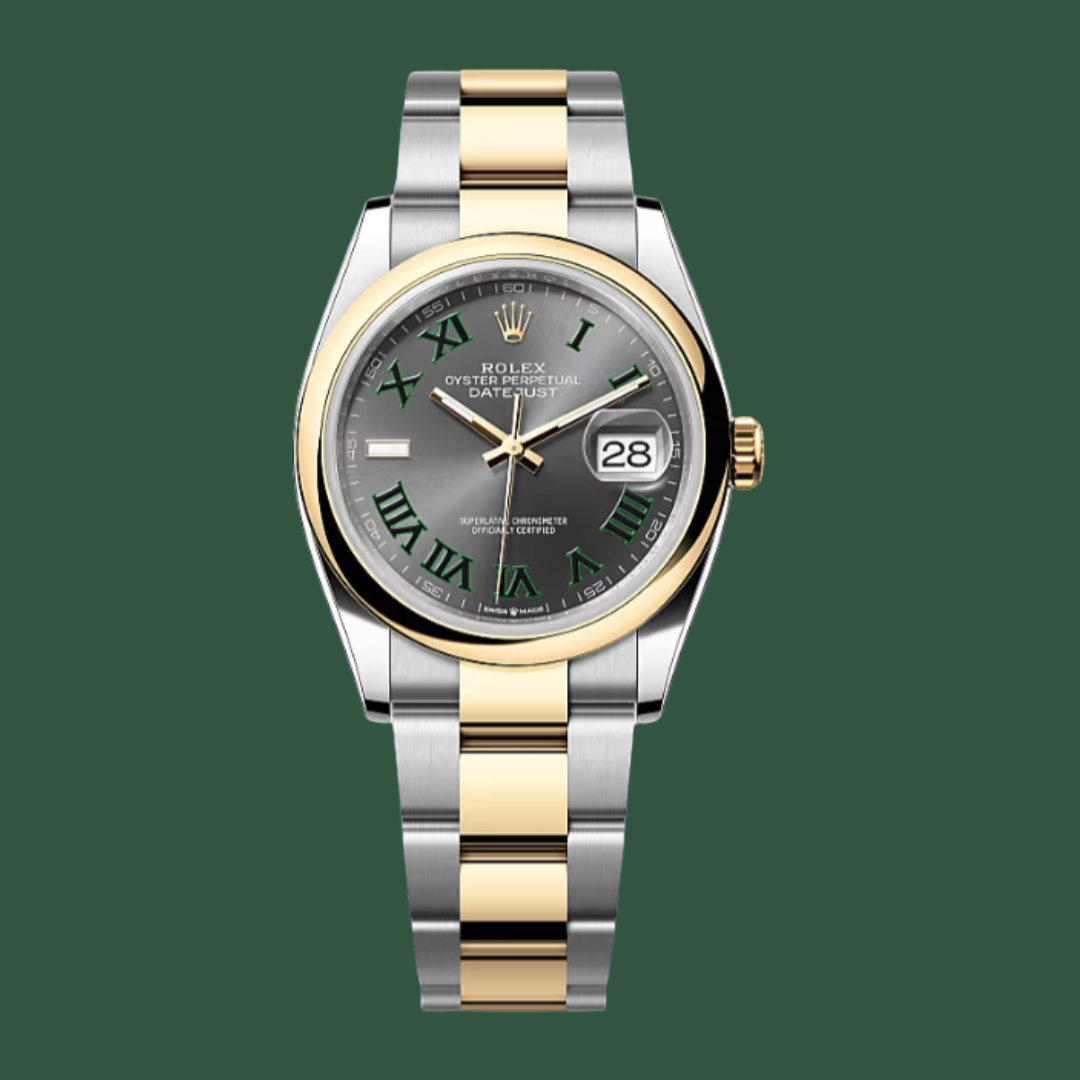 Rolex Datejust 36 (Wimbledon/Yellow Gold)