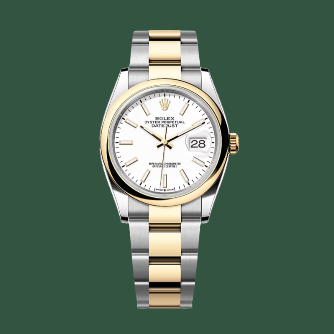 Rolex Datejust 36 (White/Yellow Gold)