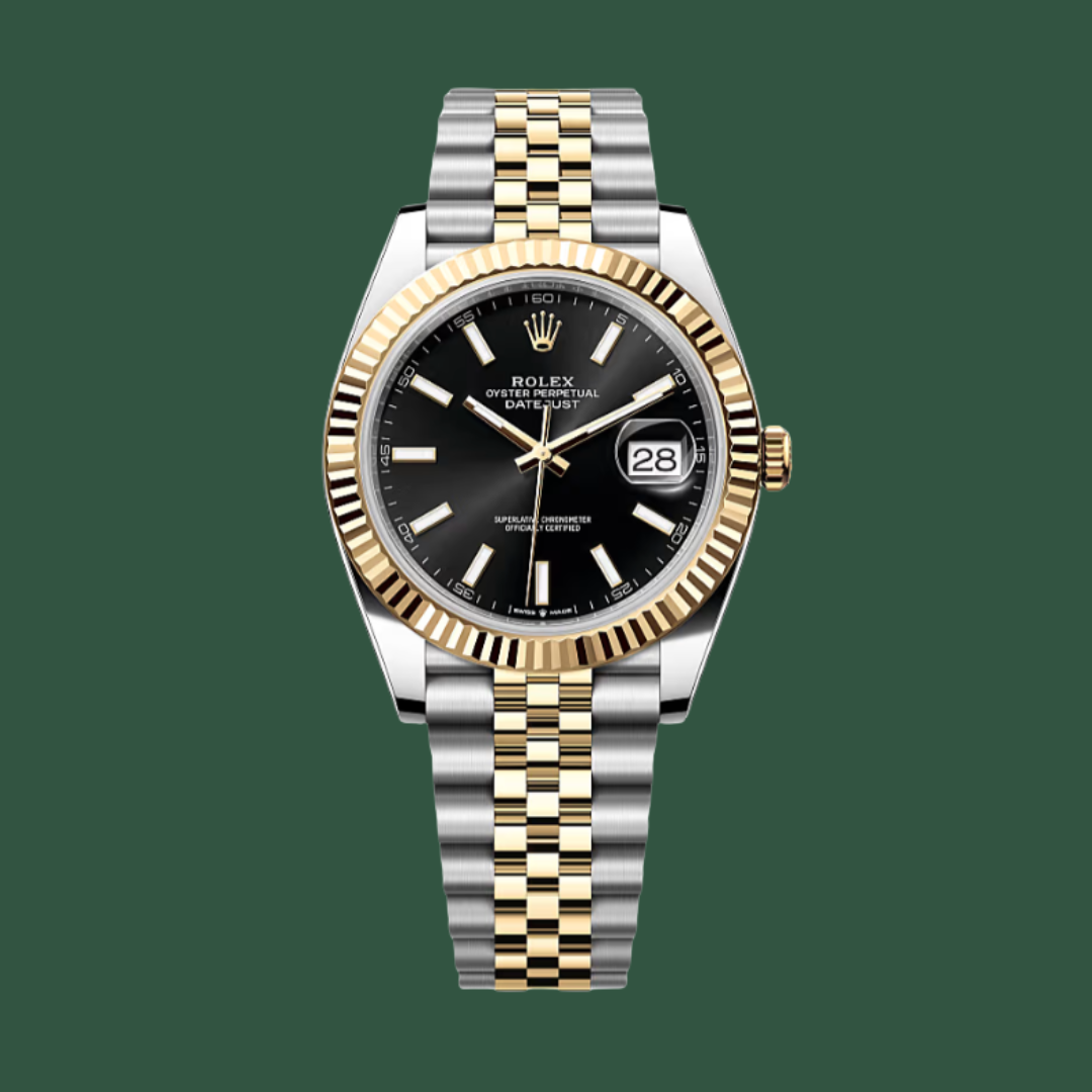 Rolex Datejust 41 (Black/Yellow Gold)