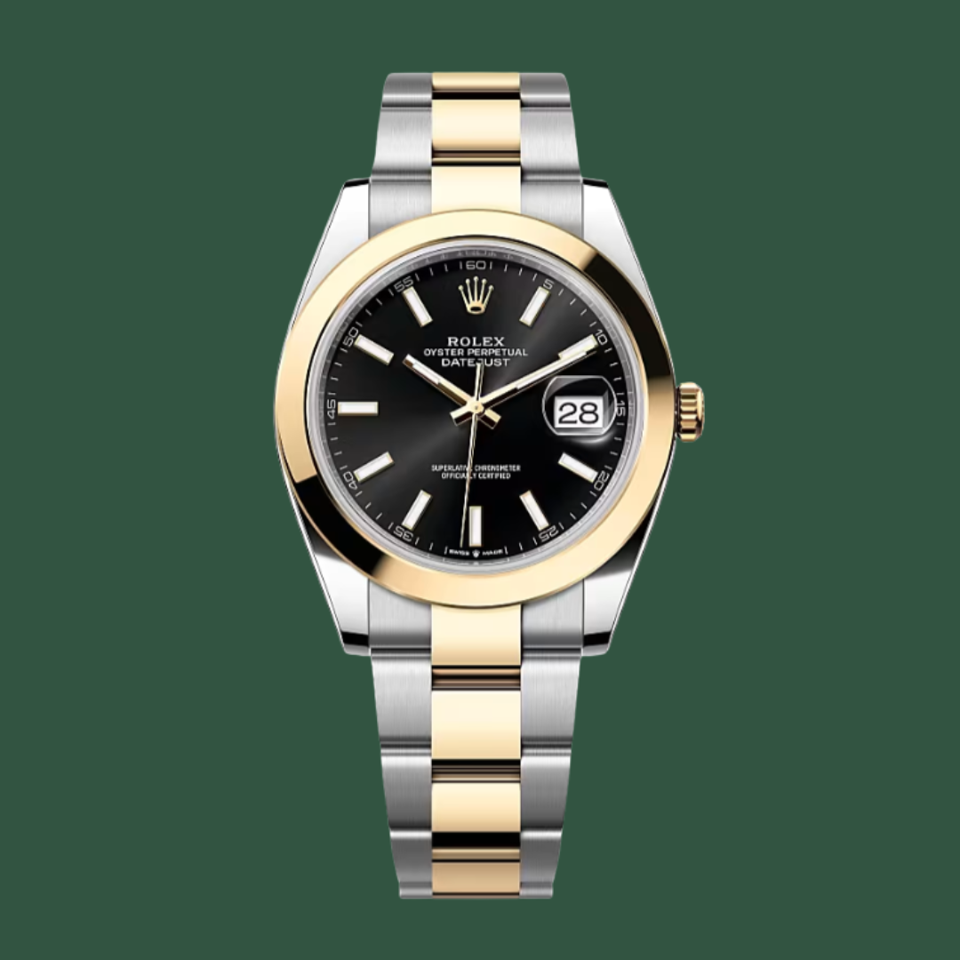 Rolex Datejust 41 (Black/Yellow Gold)